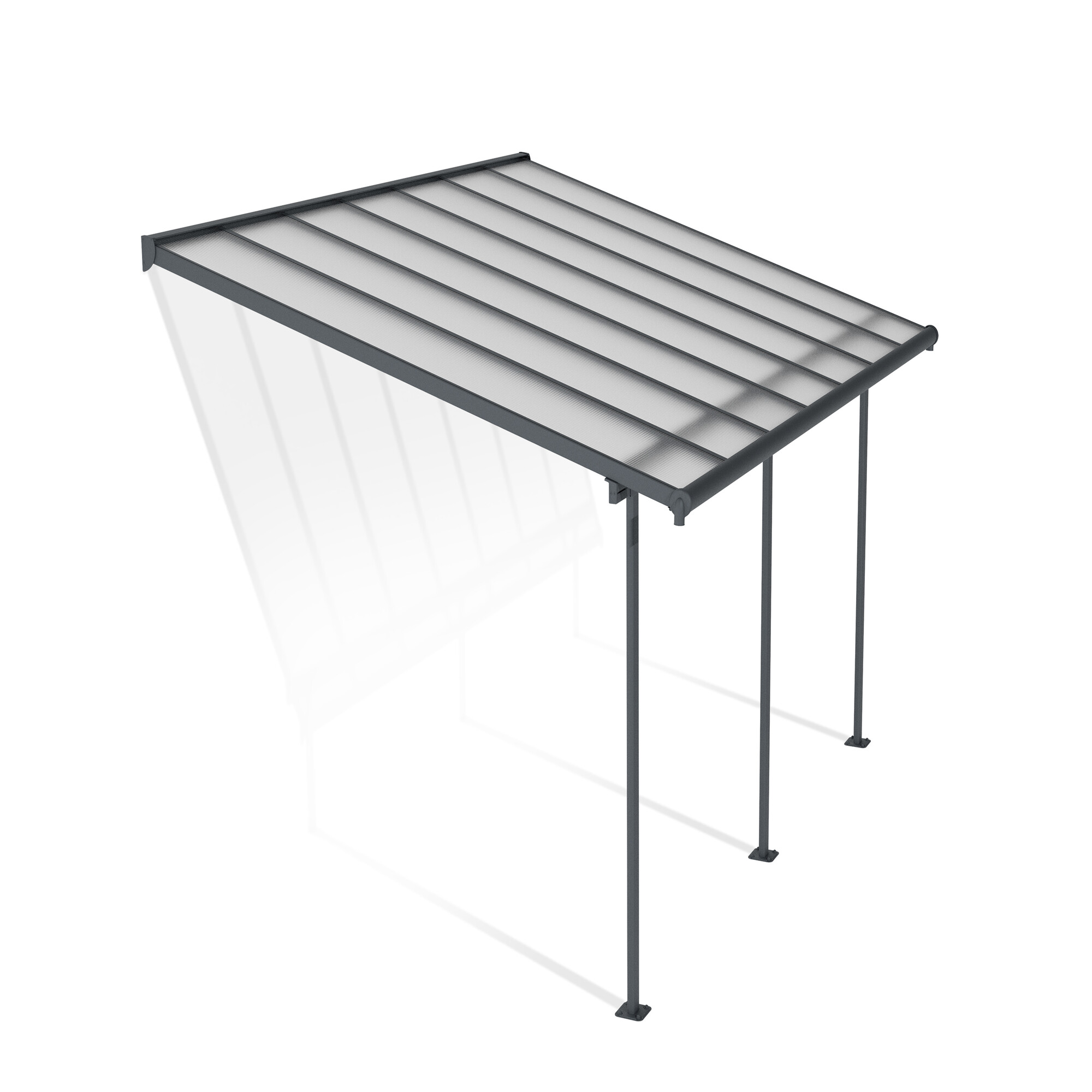 Terrasseoverdækning Sierra 3x4,34m (12,8 m2), antracitgrå Palram - Canopia
