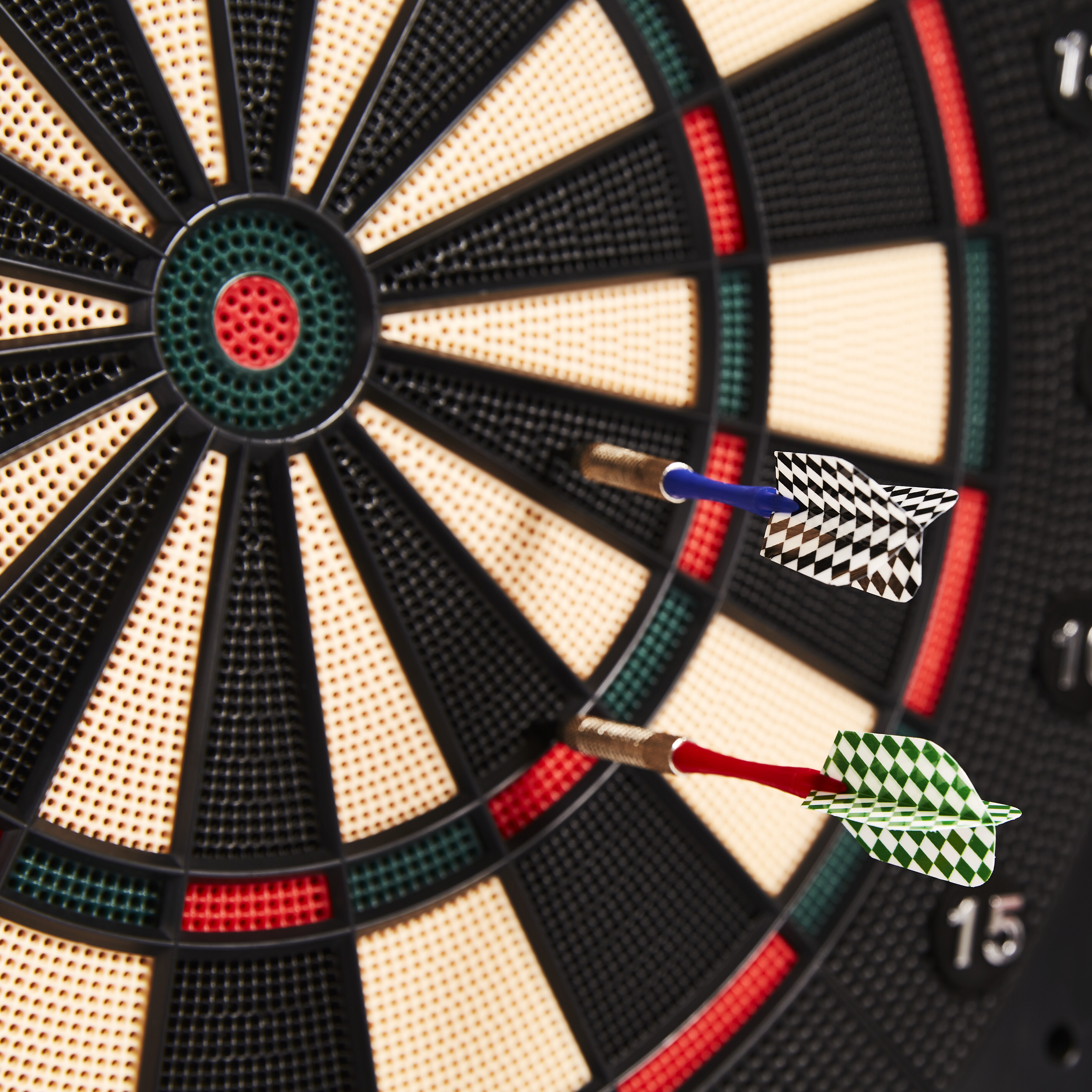 Electronic cabinet dartboard game with darts NORDIC Games