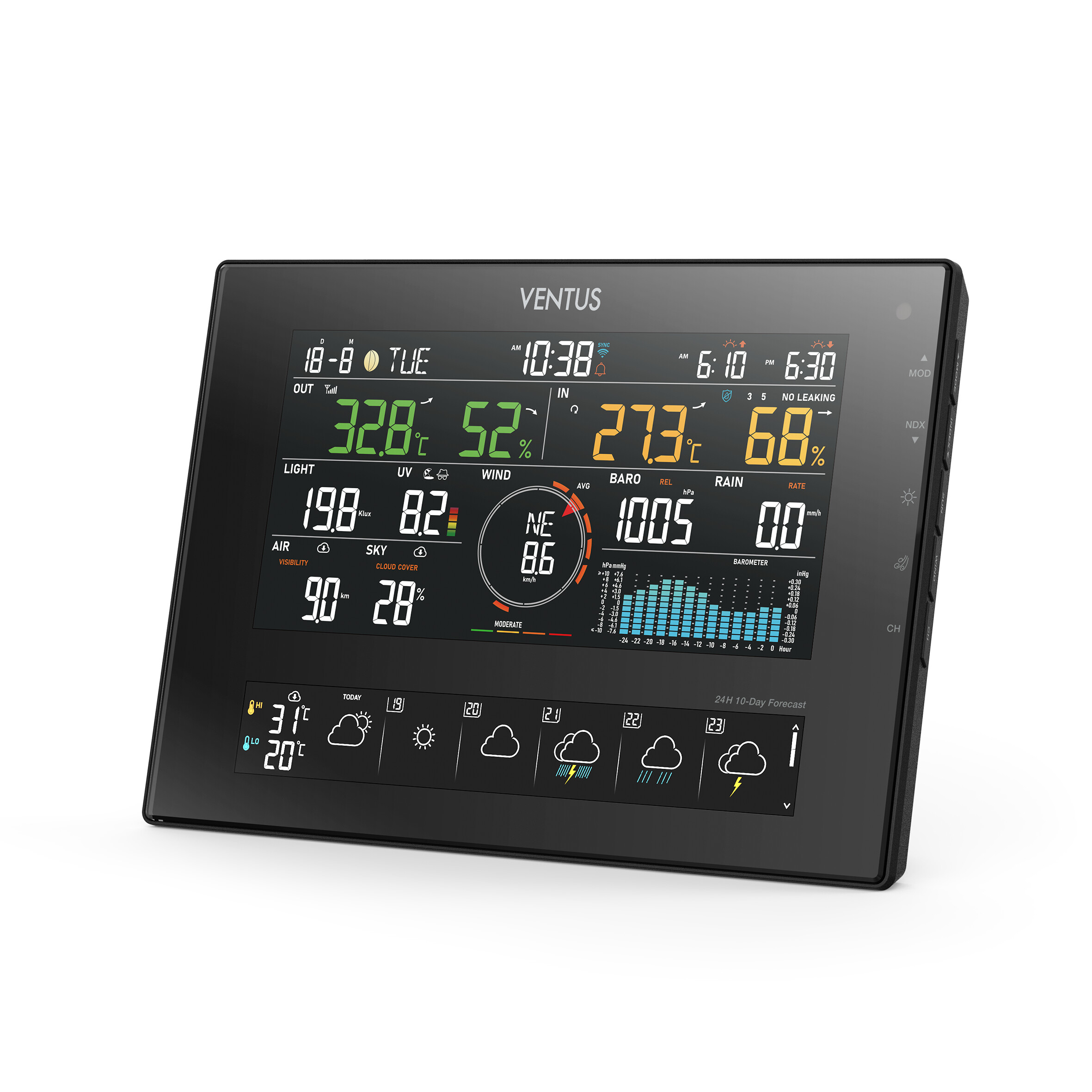 Weather station W850. WiFi, wind, rain and 10 days weather forecast VENTUS