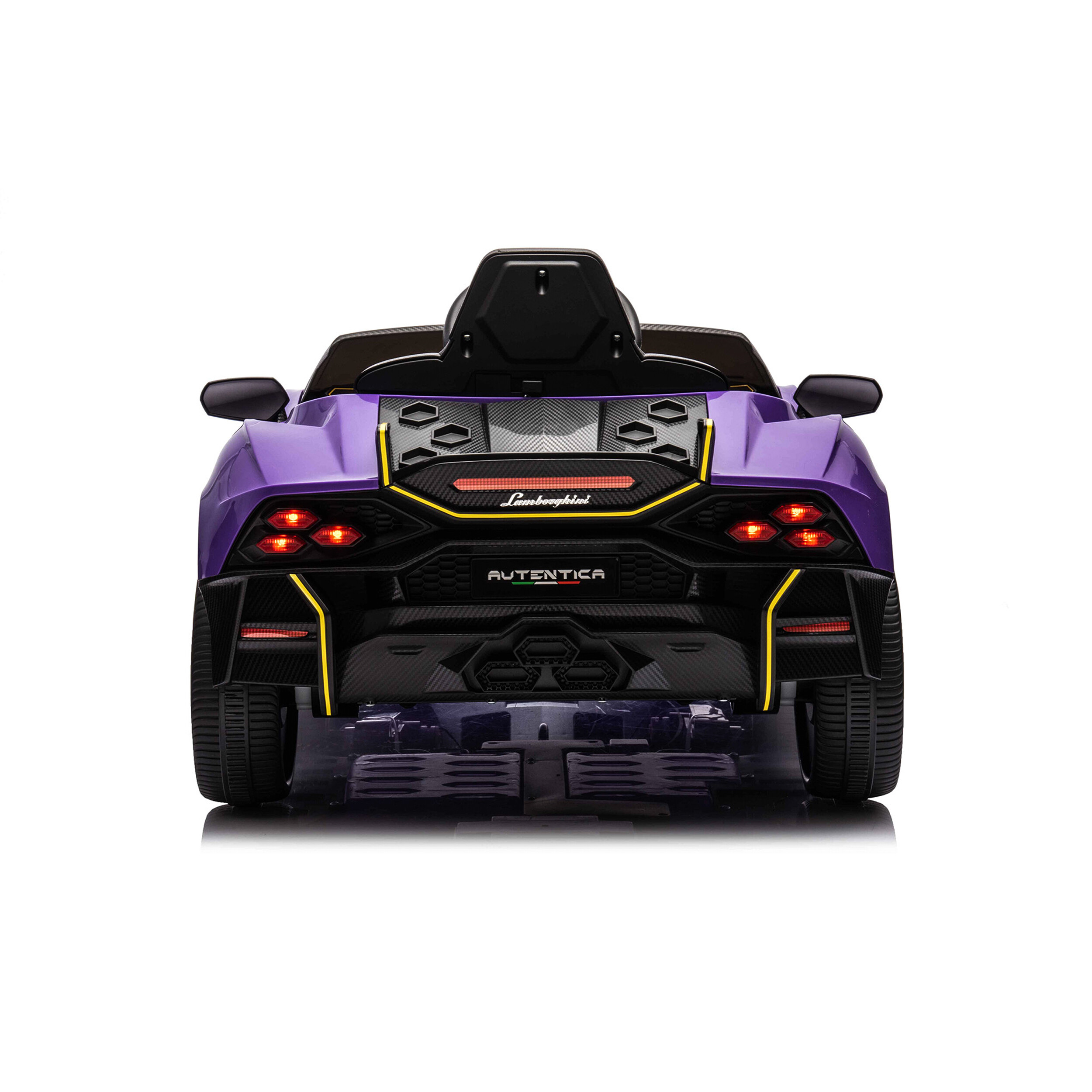 Elbil Lamborghini Autentica 4 x 10,8V motor, EVA hjul, NORDIC PLAY