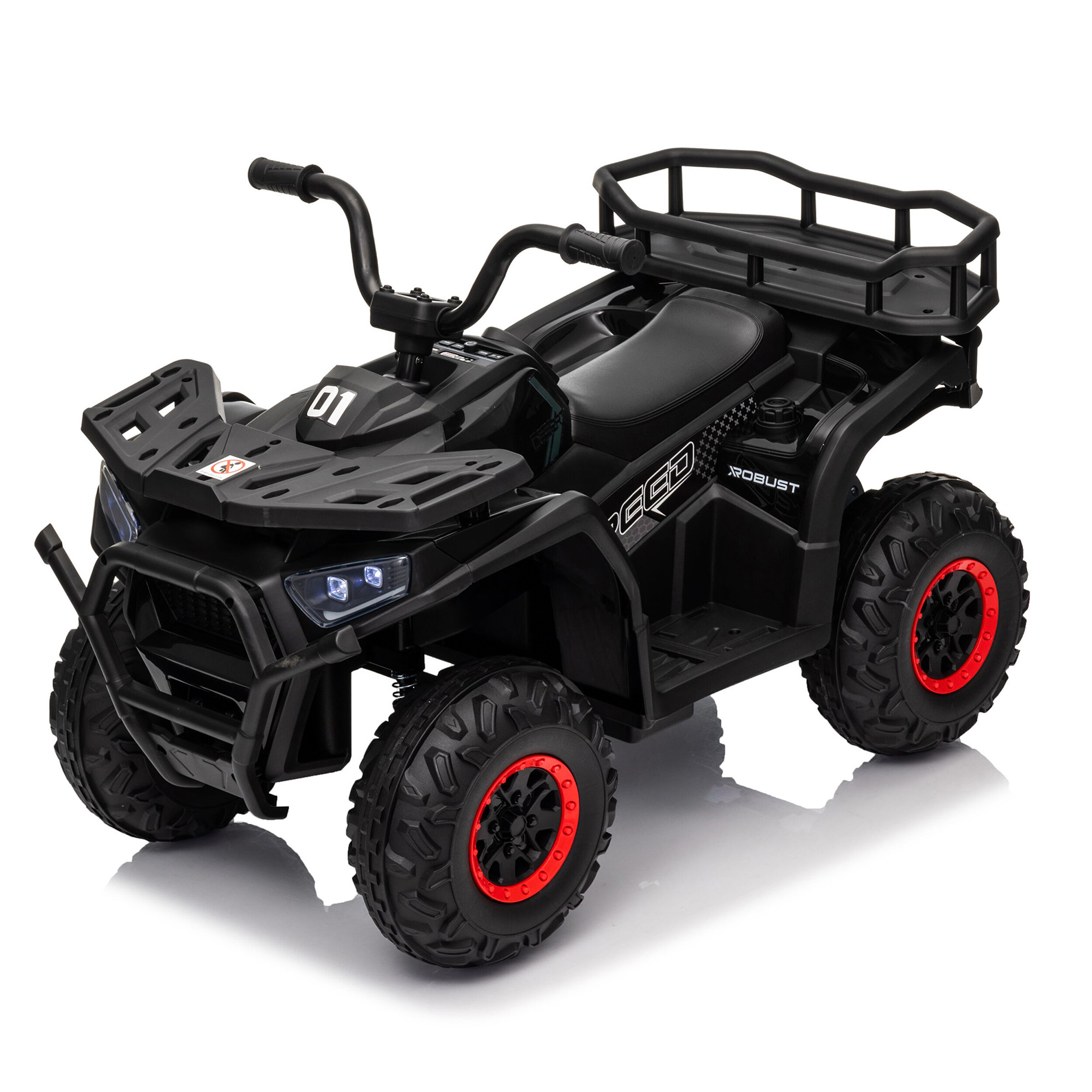 Elbil ATV 4 x 10,8V motor, EVA hjul NORDIC PLAY
