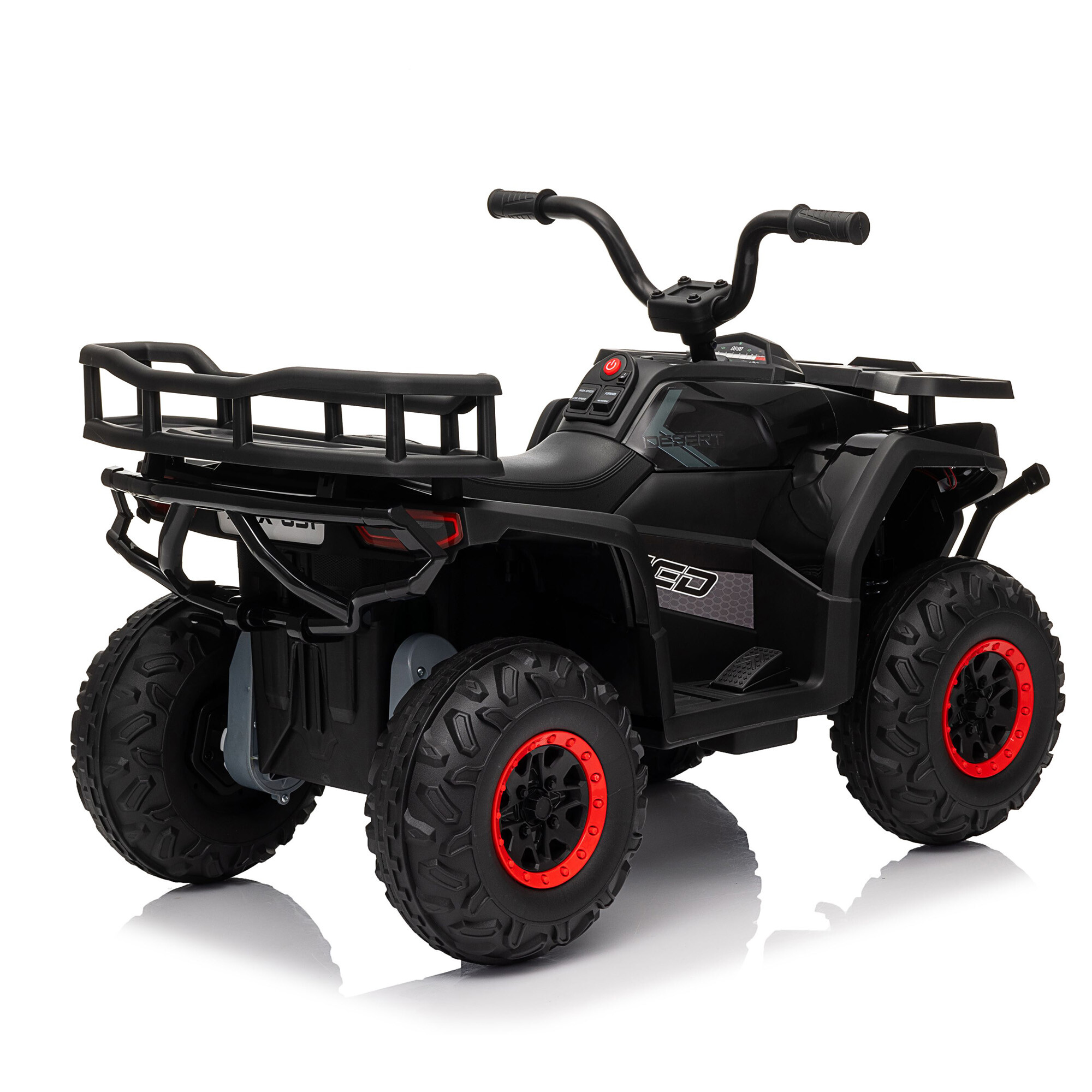 Elbil ATV 4 x 10,8V motor, EVA hjul NORDIC PLAY