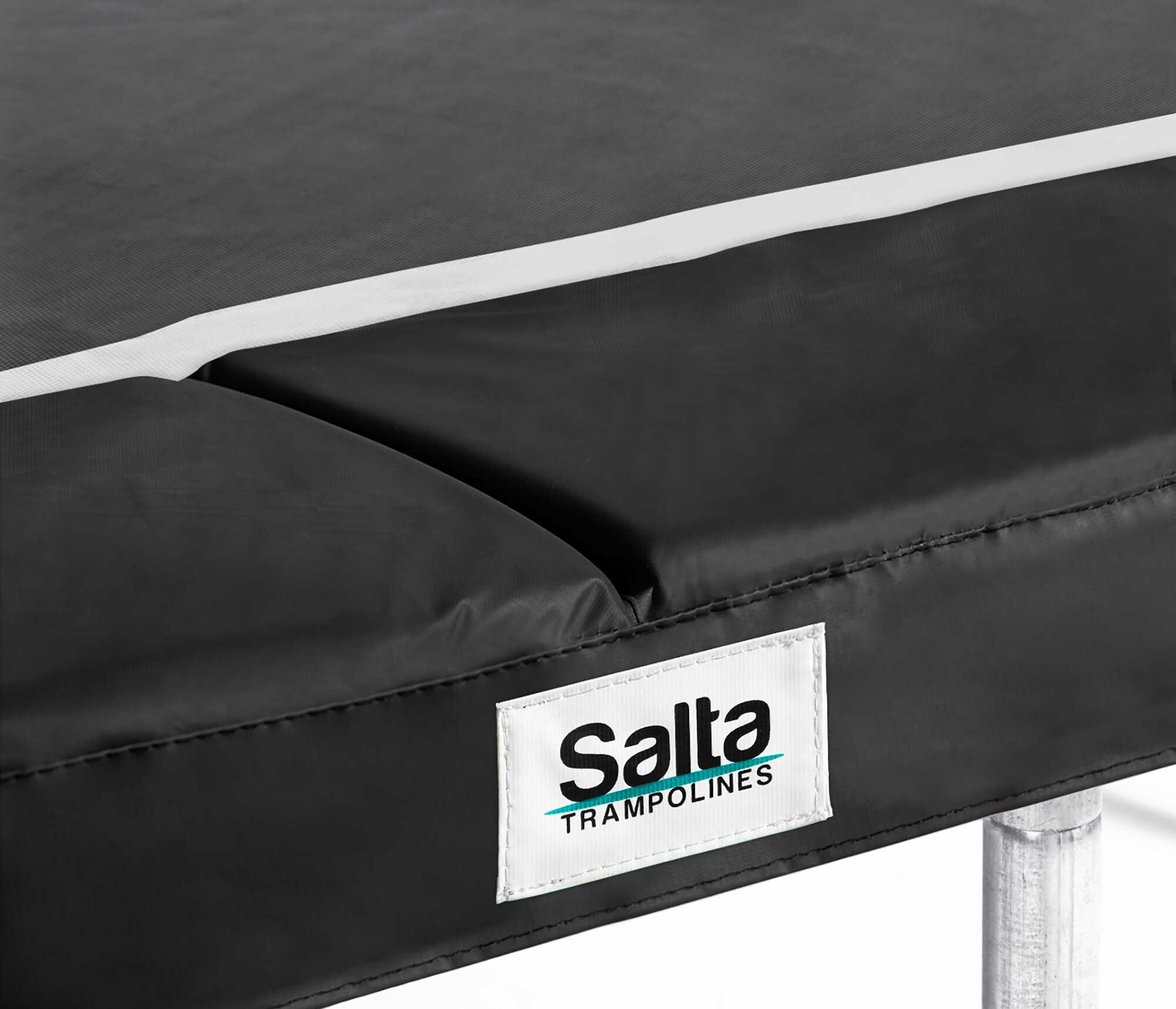 Reunapehmuste trampoliiniin Premium Black Edition 305x214 cm, musta Salta