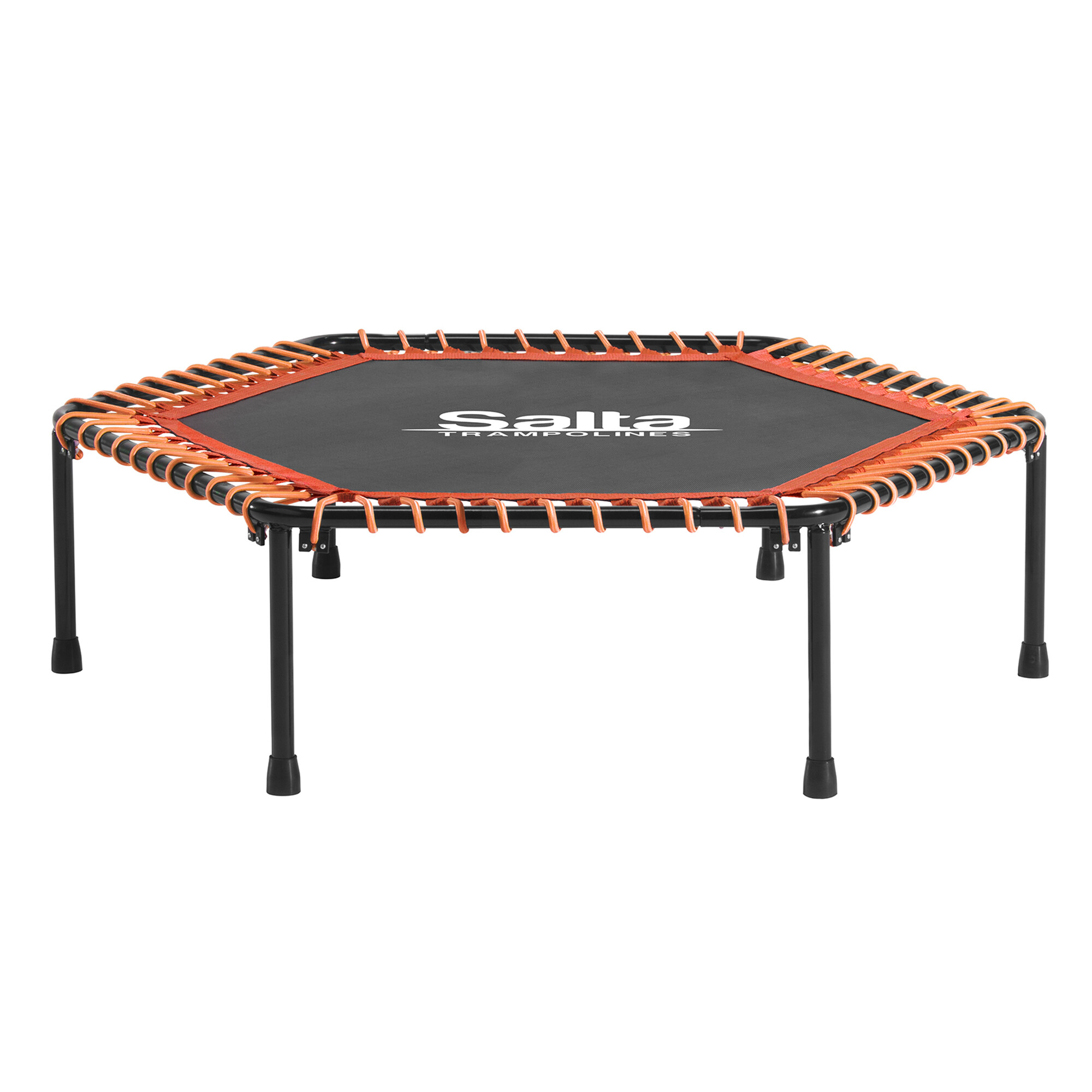 Fitness trampolin med håndtag, orange Salta