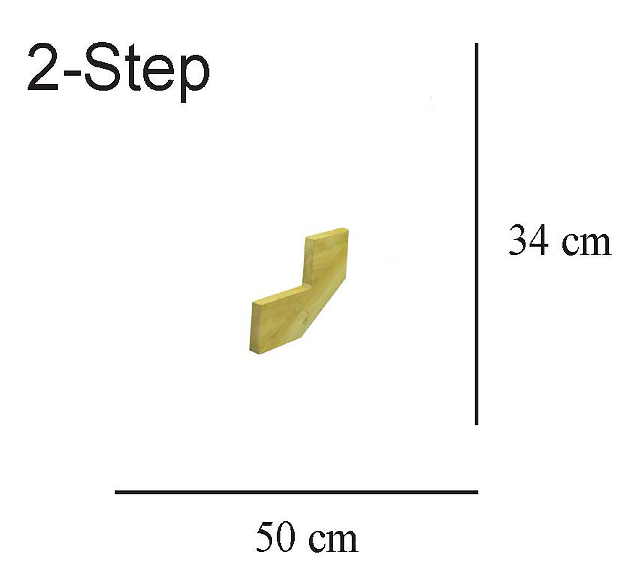 Stair stringer 2-step HORTUS