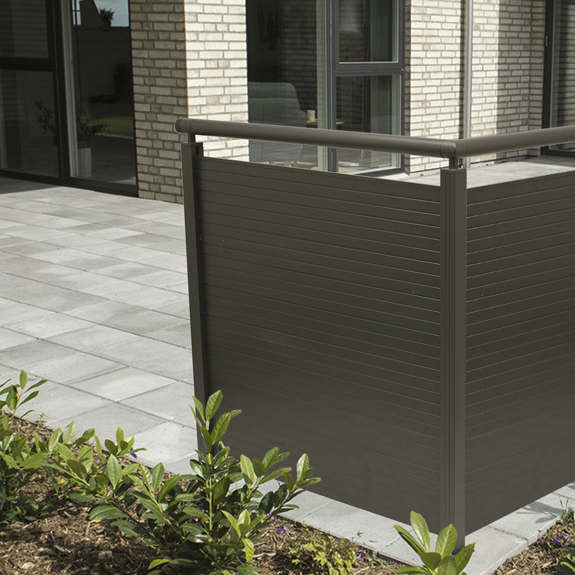 Aluminium slats for 100 x 100 cm fence