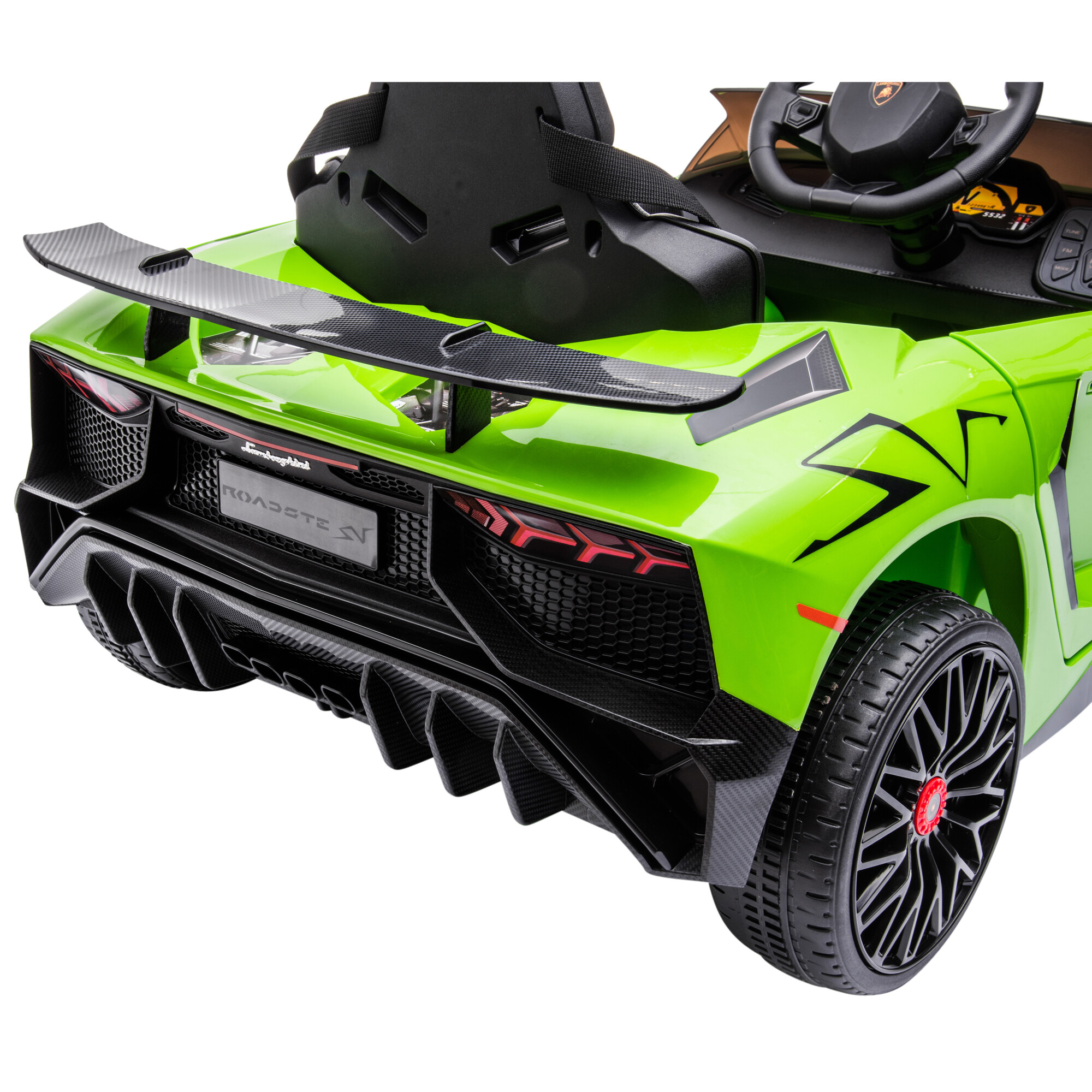 Electric car Lamborghini Aventador 12V, lime green, NORDIC PLAY