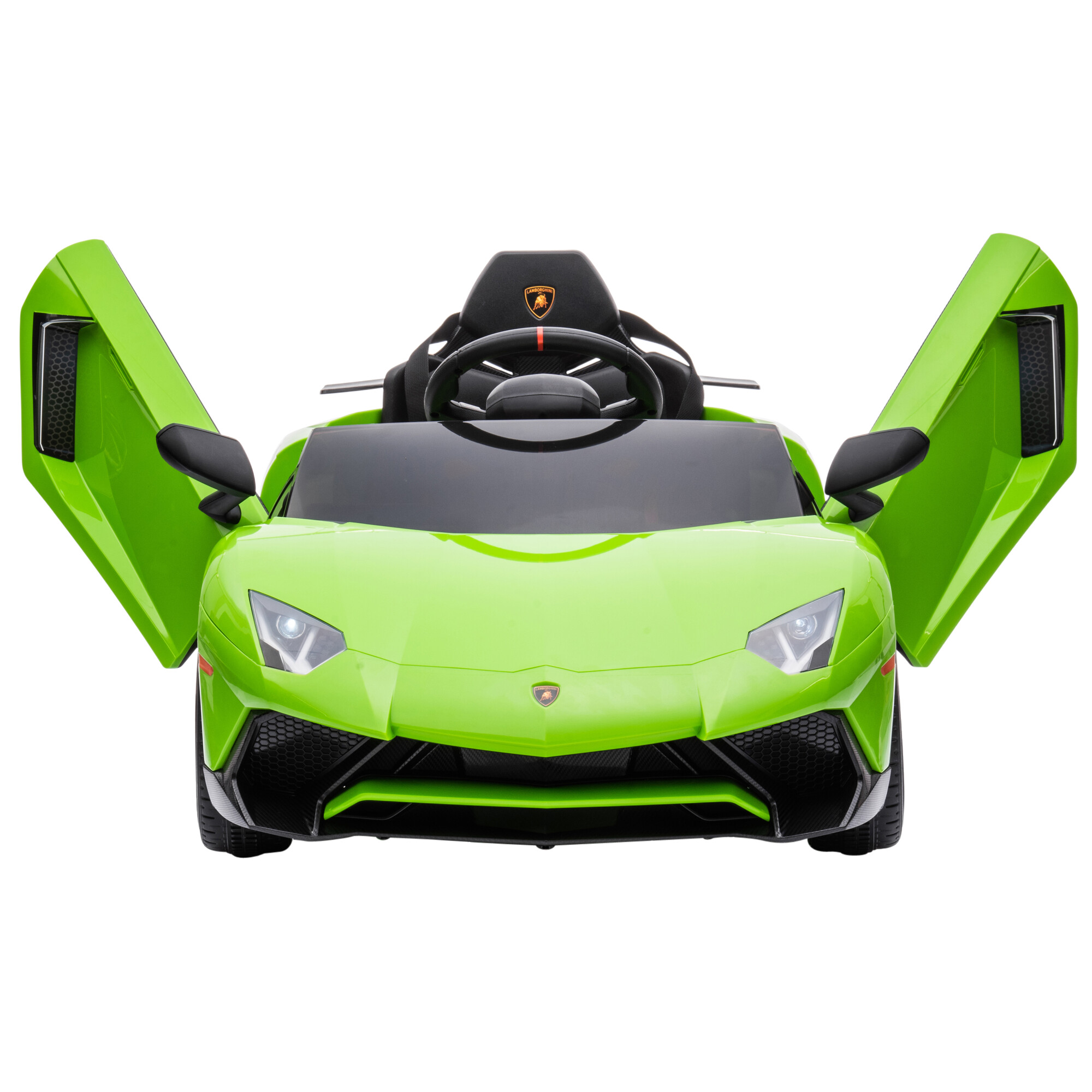 Electric car Lamborghini Aventador 12V, lime green, NORDIC PLAY