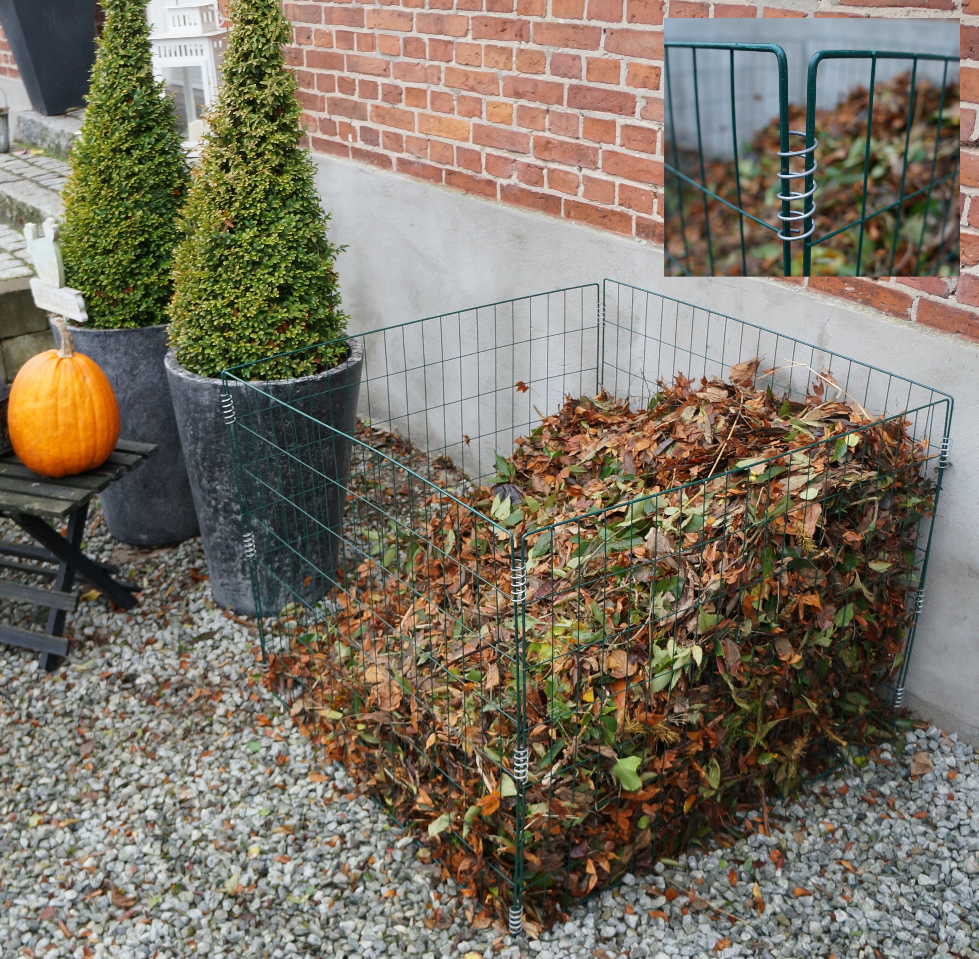 Lehtikompostori, vihreä HORTUS
