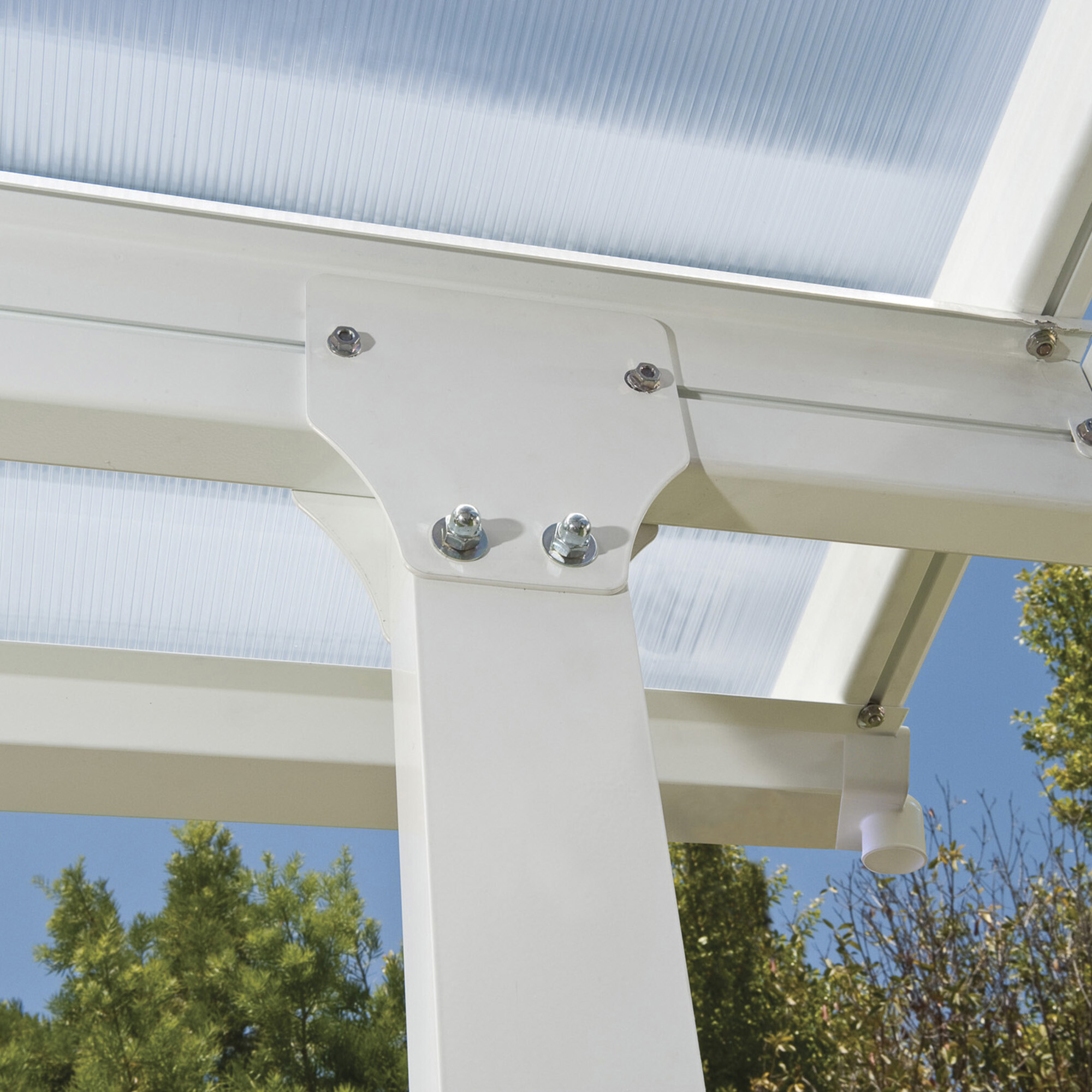 Patio cover Feria 4 x 6.06, white Palram - Canopia