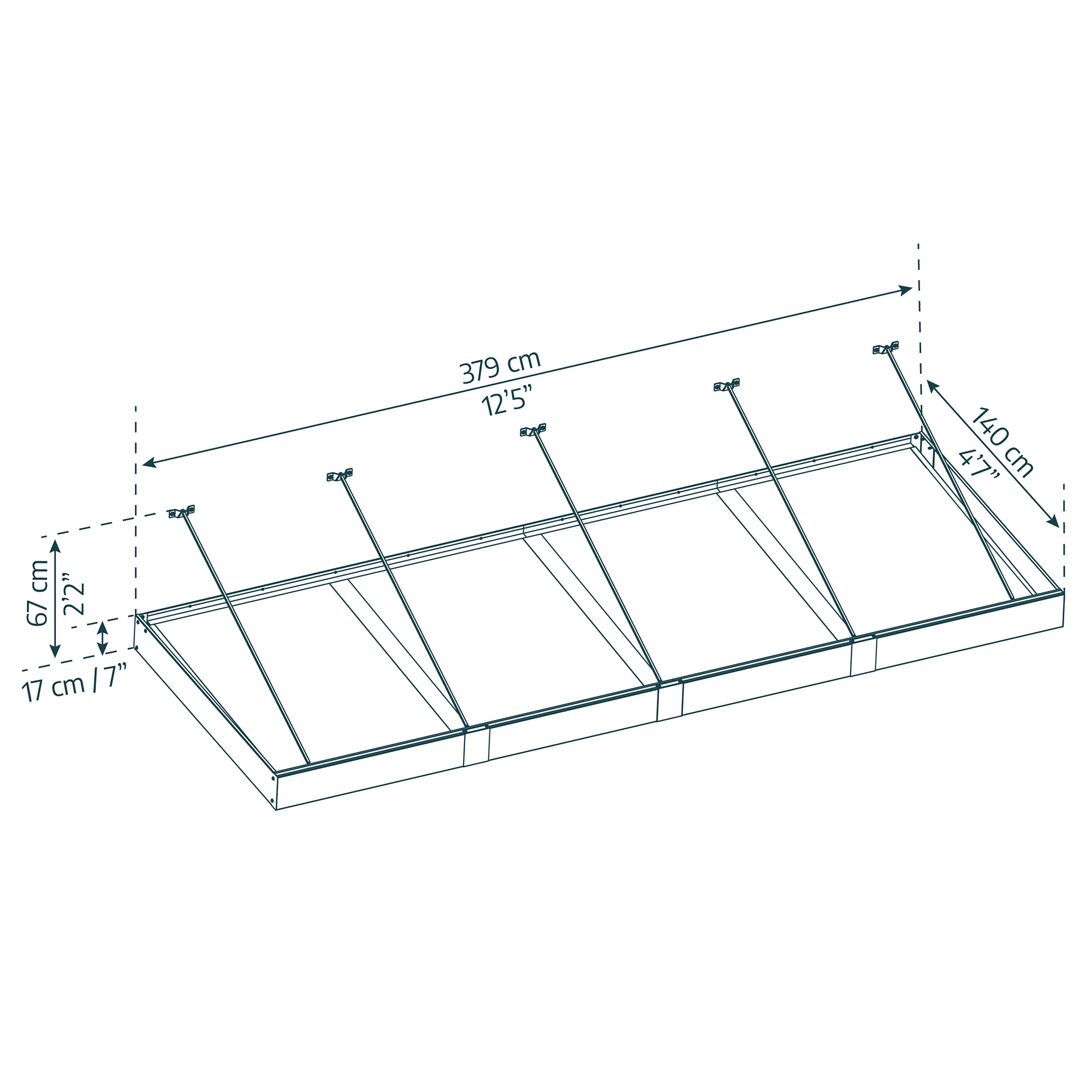 Dørbaldakin Sophia XL 4000 Palram - Canopia