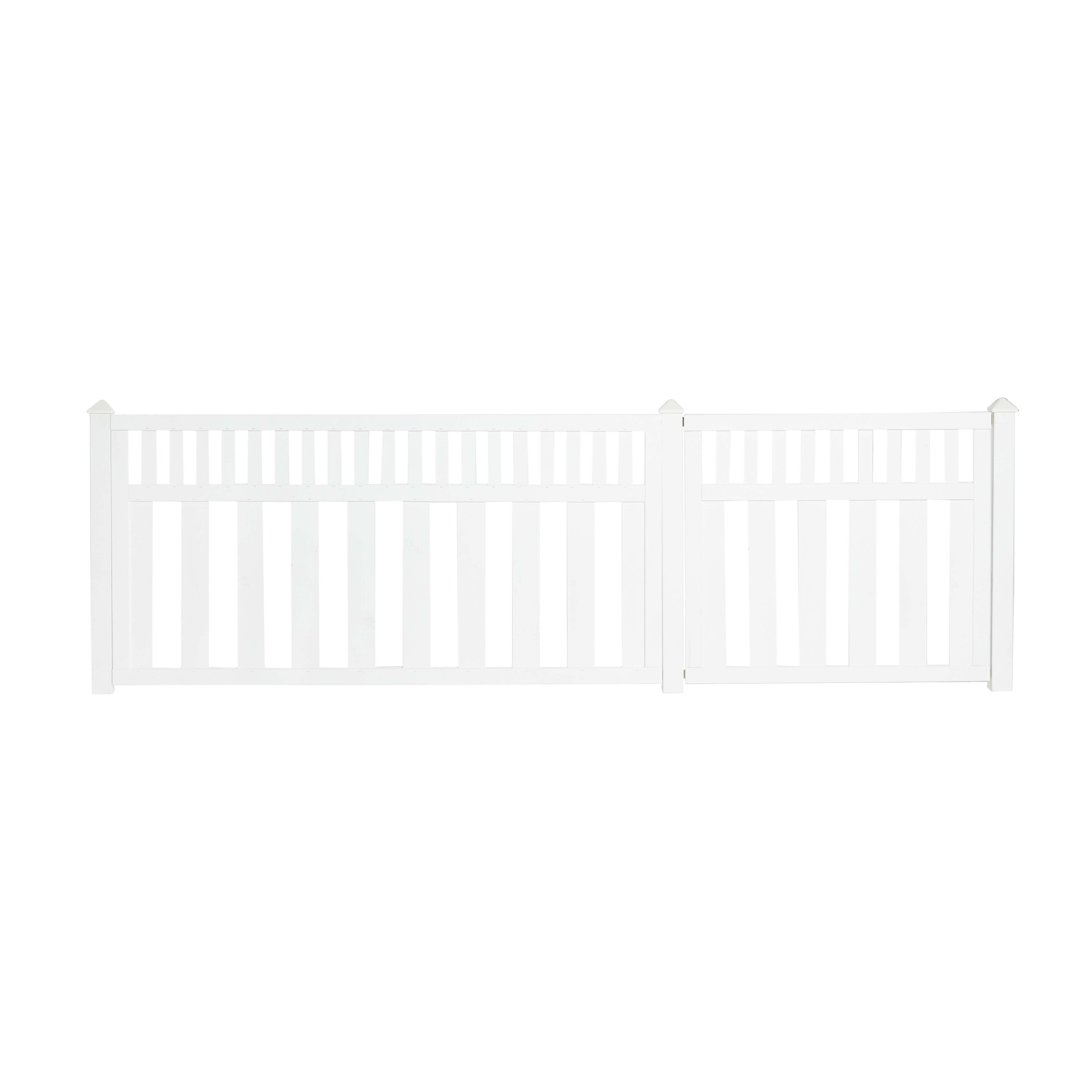 Forhavehegn 180 x 90 cm, grundmalet hvid, NORDIC FENCE, Tendens