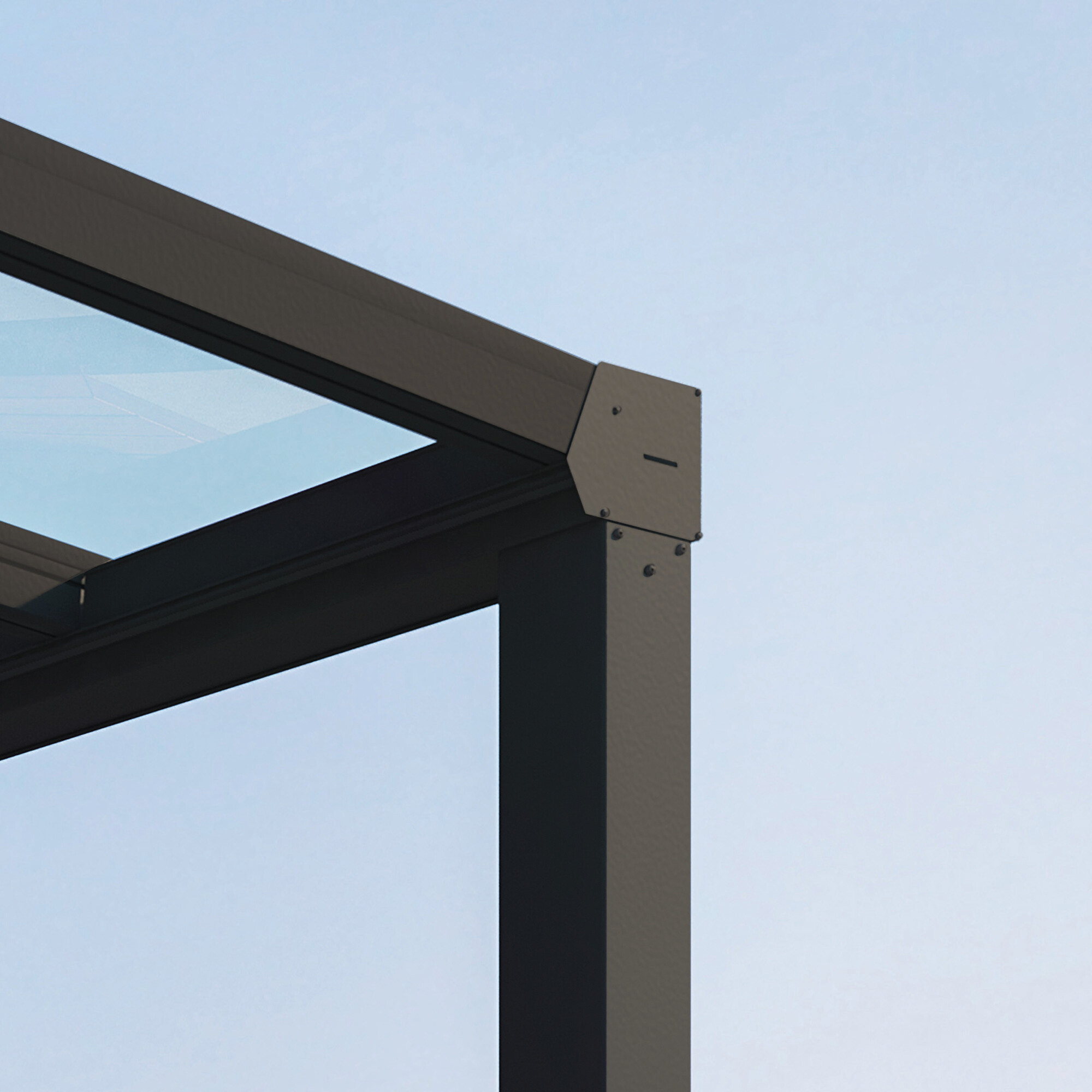 Patio cover Stockholm 3.4 x 3.7 m, anthracite Palram - Canopia