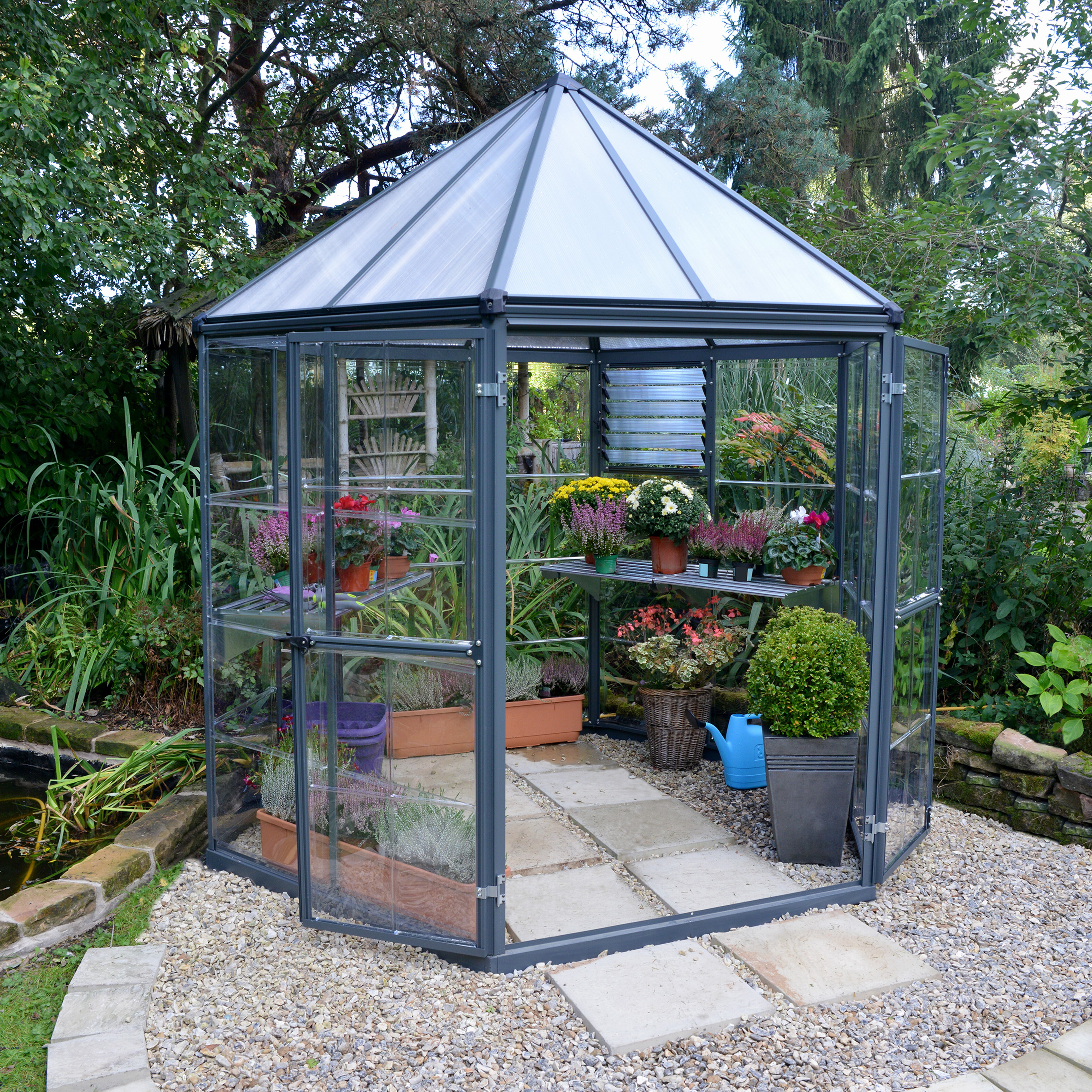 Greenhouse Oasis hexagonal 4 m2 Palram - Canopia