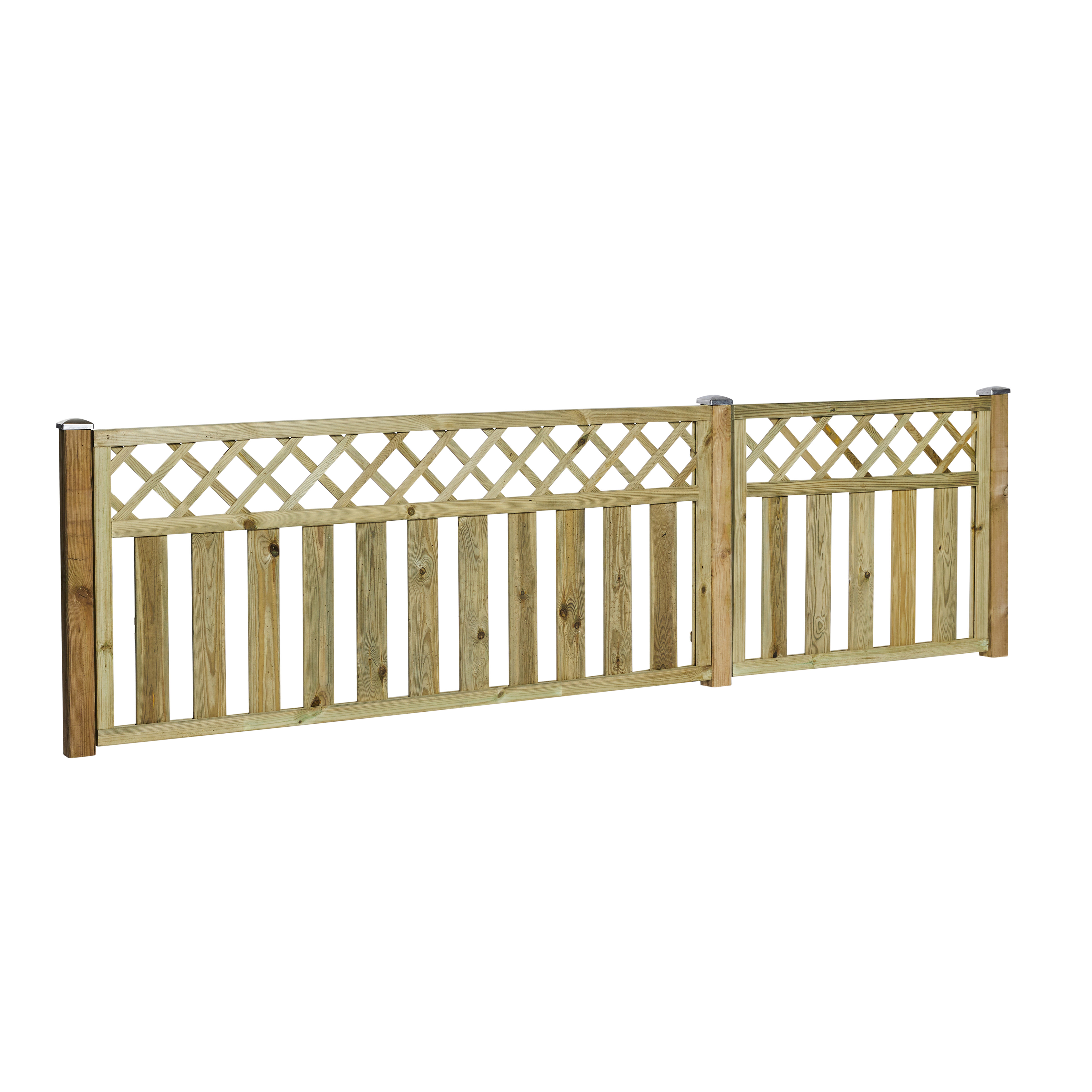 Forhavehegn, 180 x 80 cm, Trykimprægneret, NORDIC FENCE, FANØ