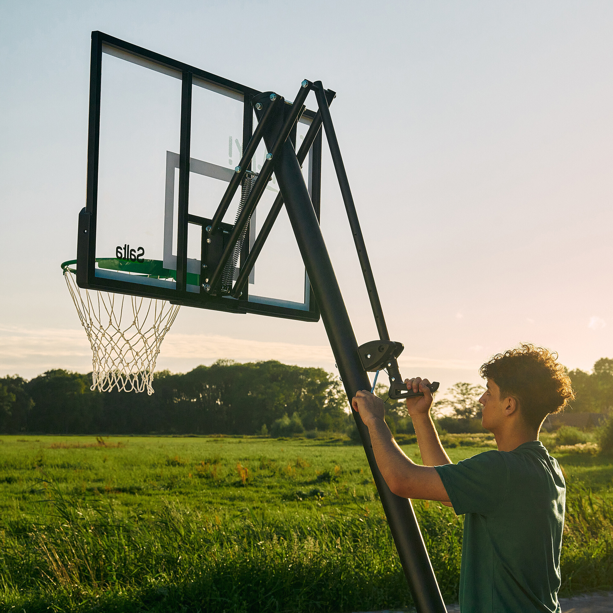 Basketball stander Guard Salta 138 x 371 x 240 cm