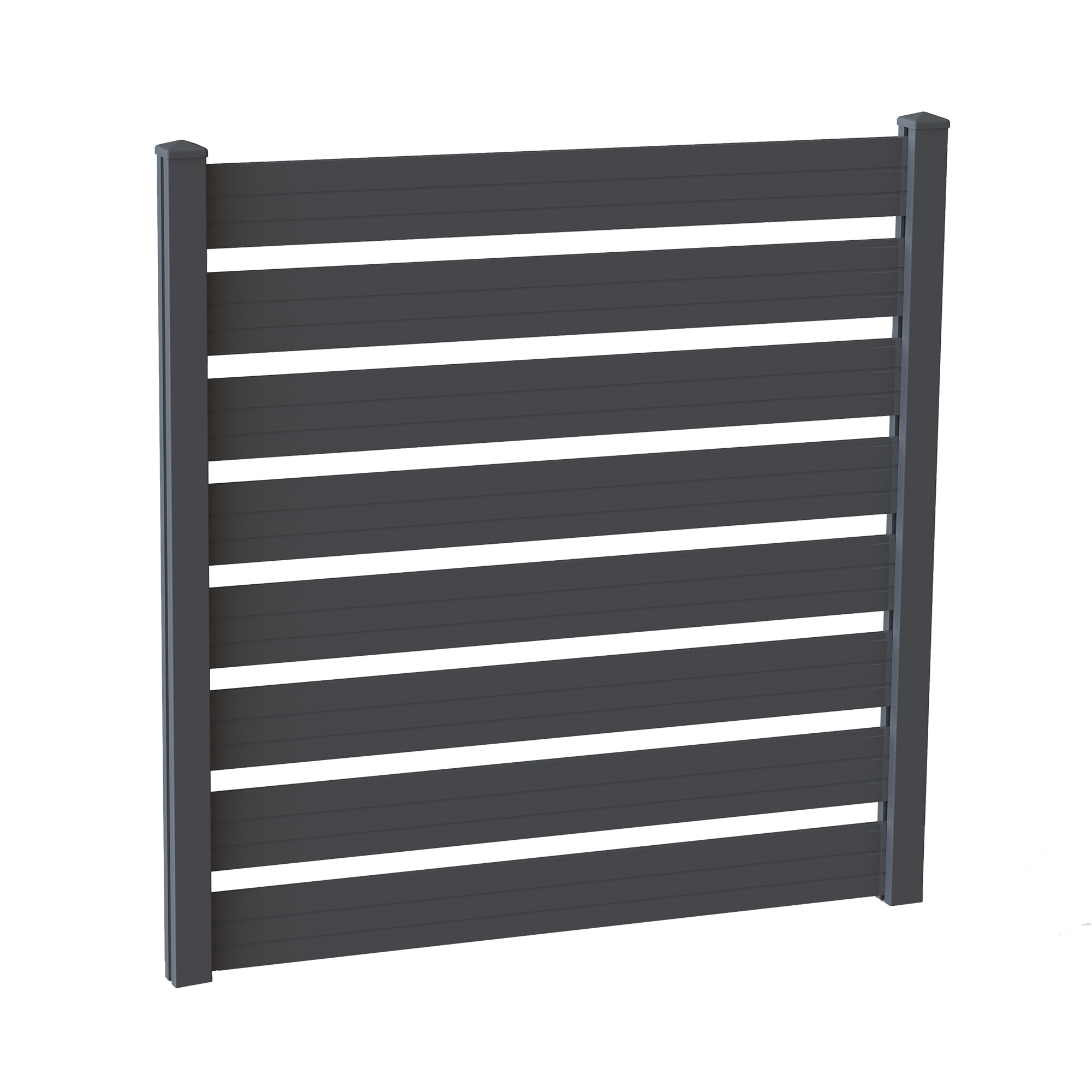 Aluminium slats for 100 x 100 cm fence