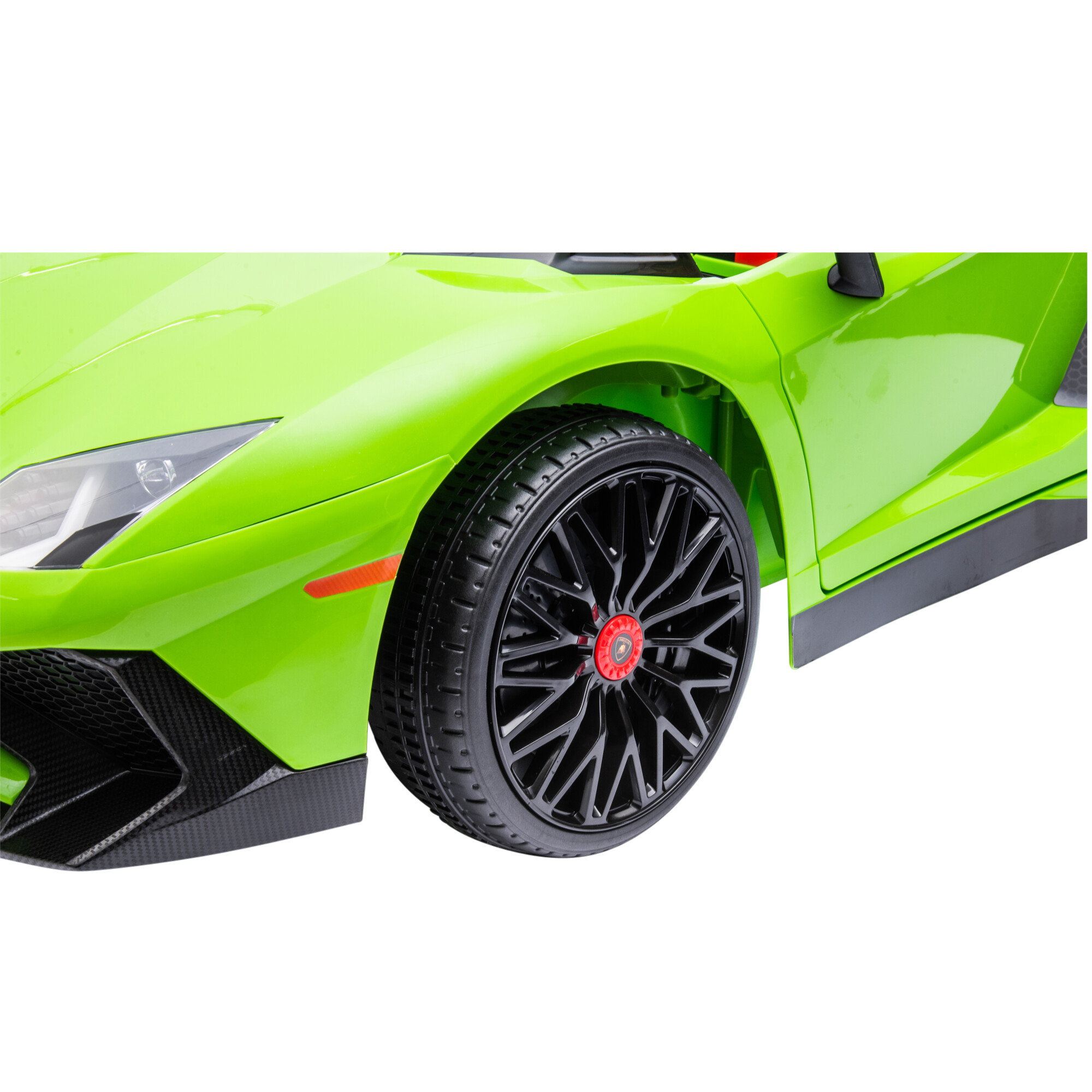 Electric car Lamborghini Aventador 12V, lime green, NORDIC PLAY