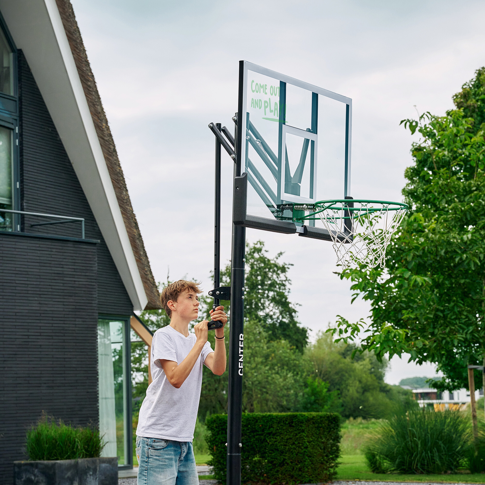 Basketball stand Center Salta 128 x 371 x 210 cm