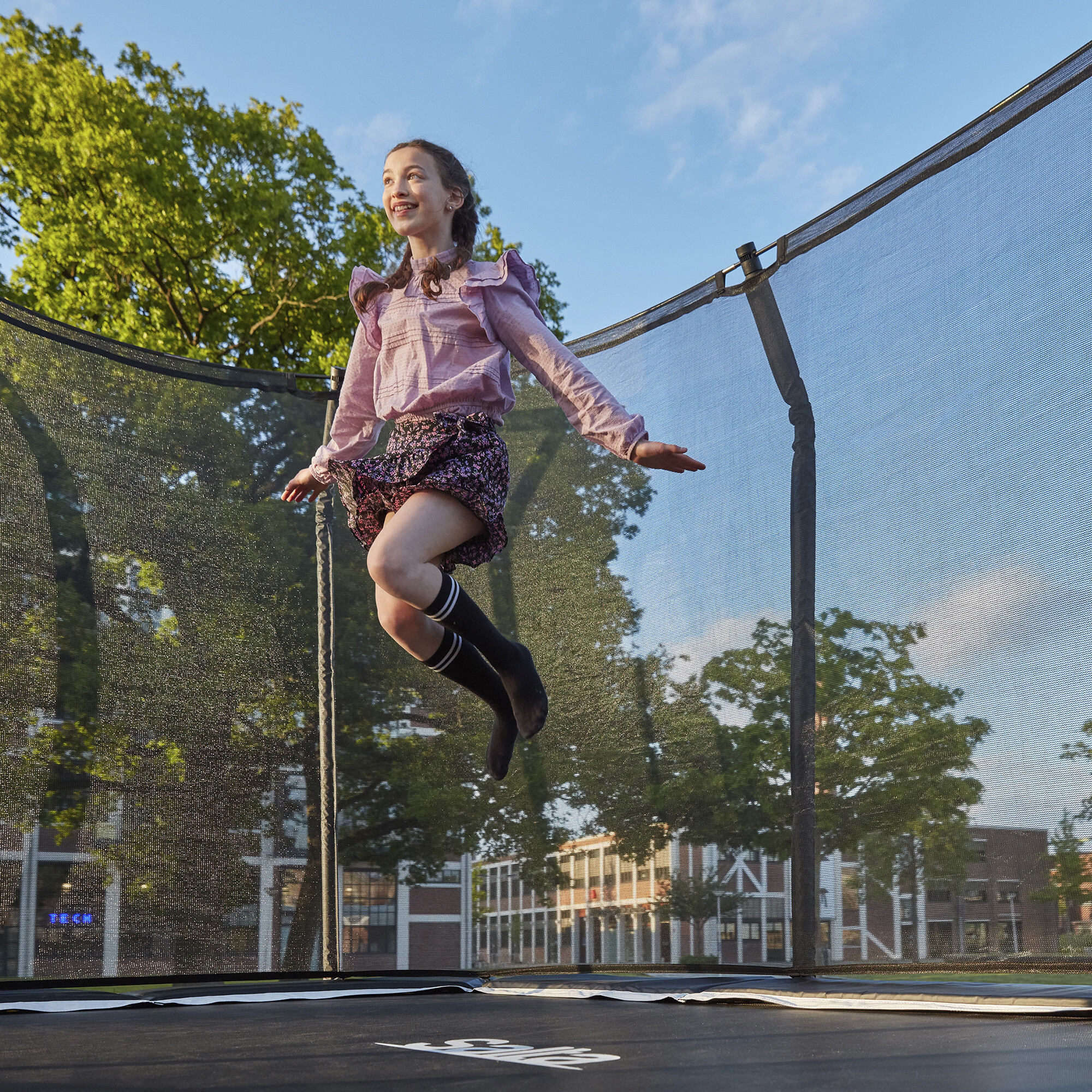 Trampoline Premium Black Edition rektangular 305 x 214 cm Salta