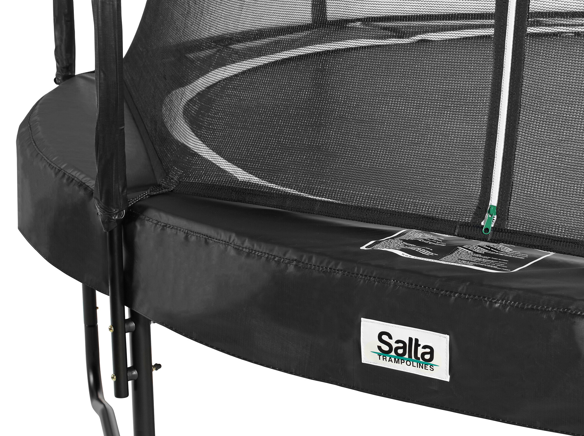 Trampolin Premium Black Edition Ø427 cm, sort inkl. sikkerhedsnet Salta