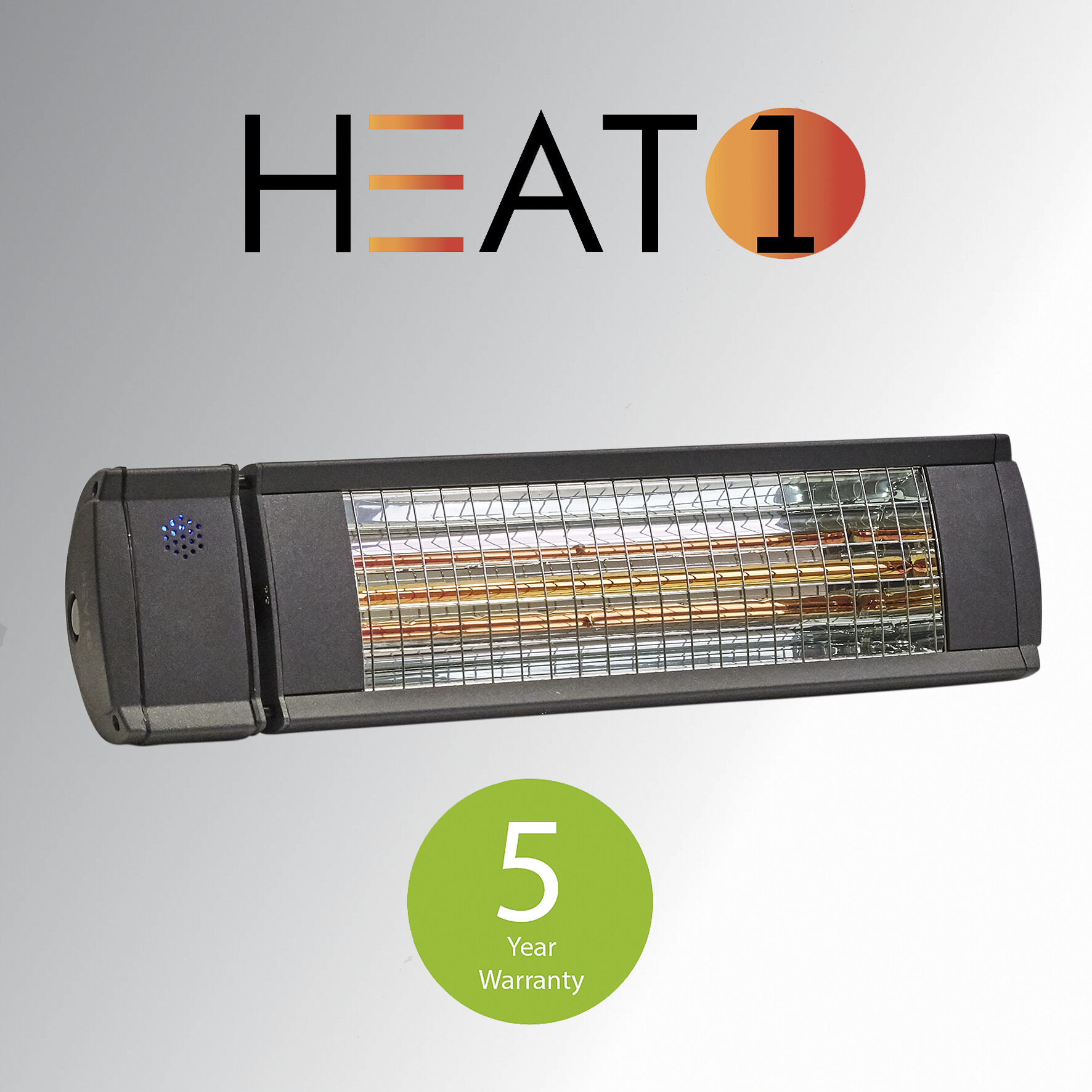 Terrassevarmer ECO high-line 2000W HEAT1, titanium