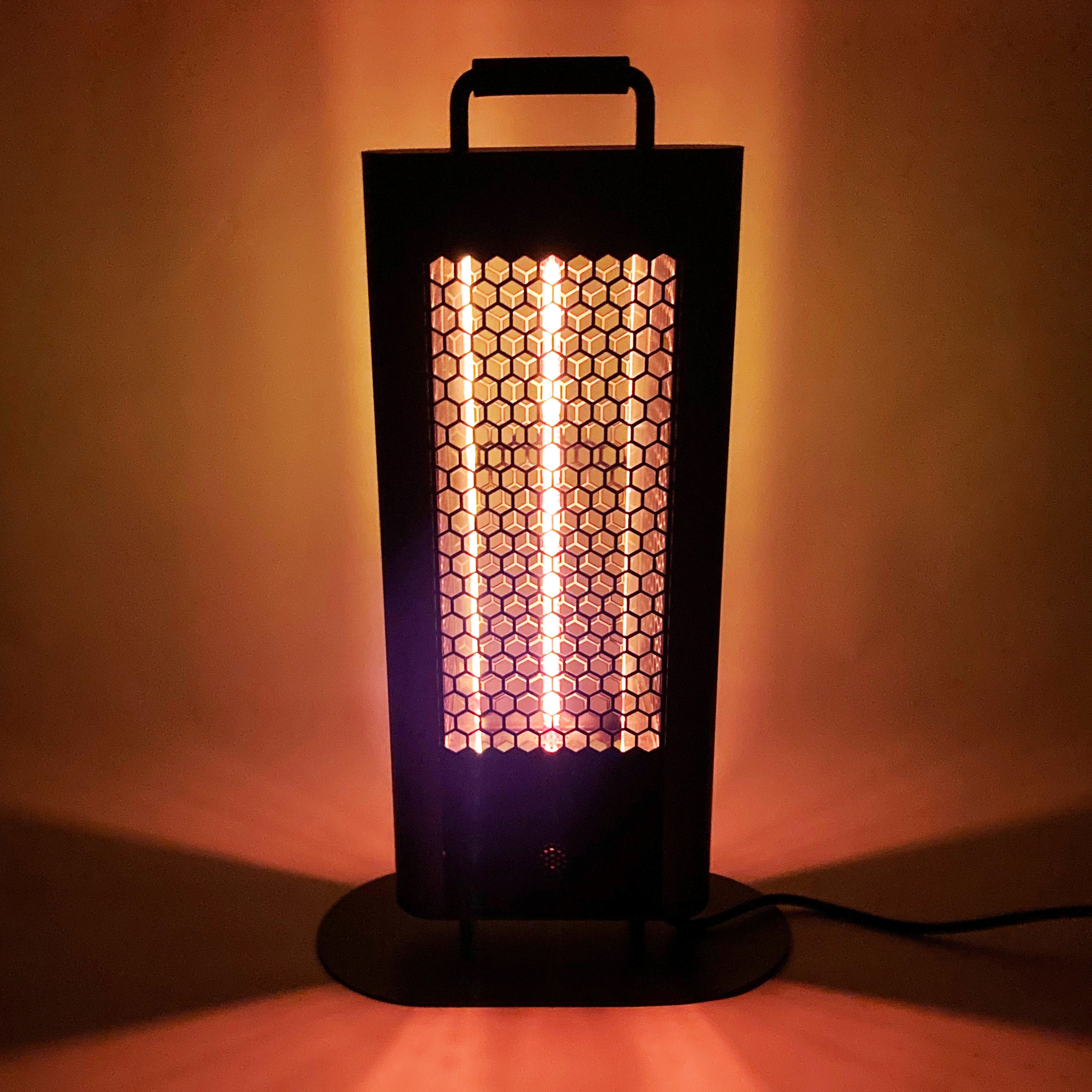 Patio heater ECO high-line 1200 W HEAT1, black