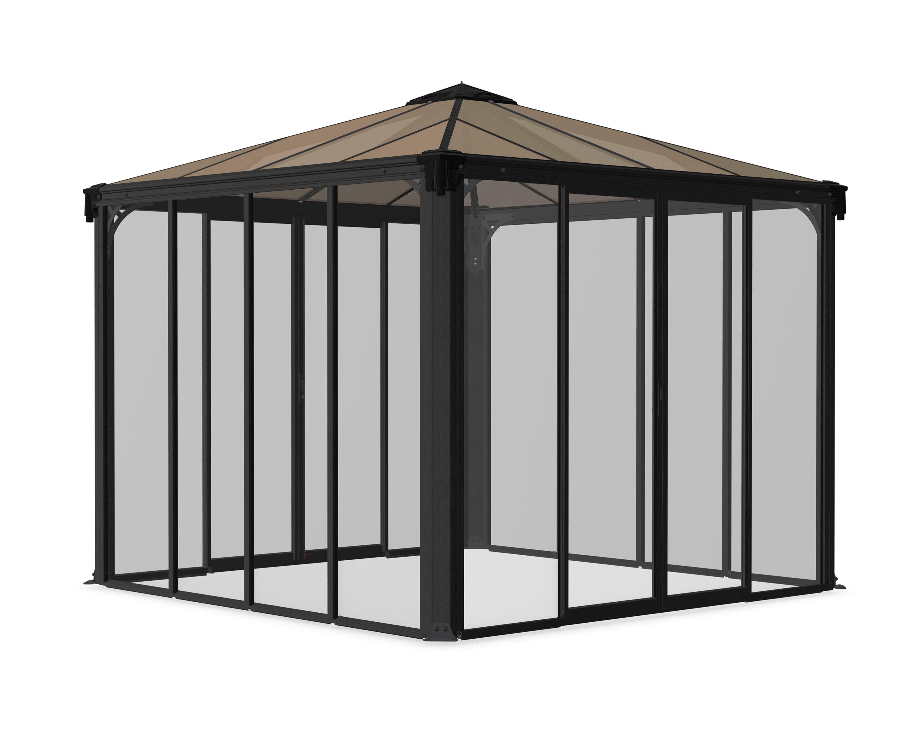 Pavillon lukket Ledro 3000, antracitgrå Palram - Canopia