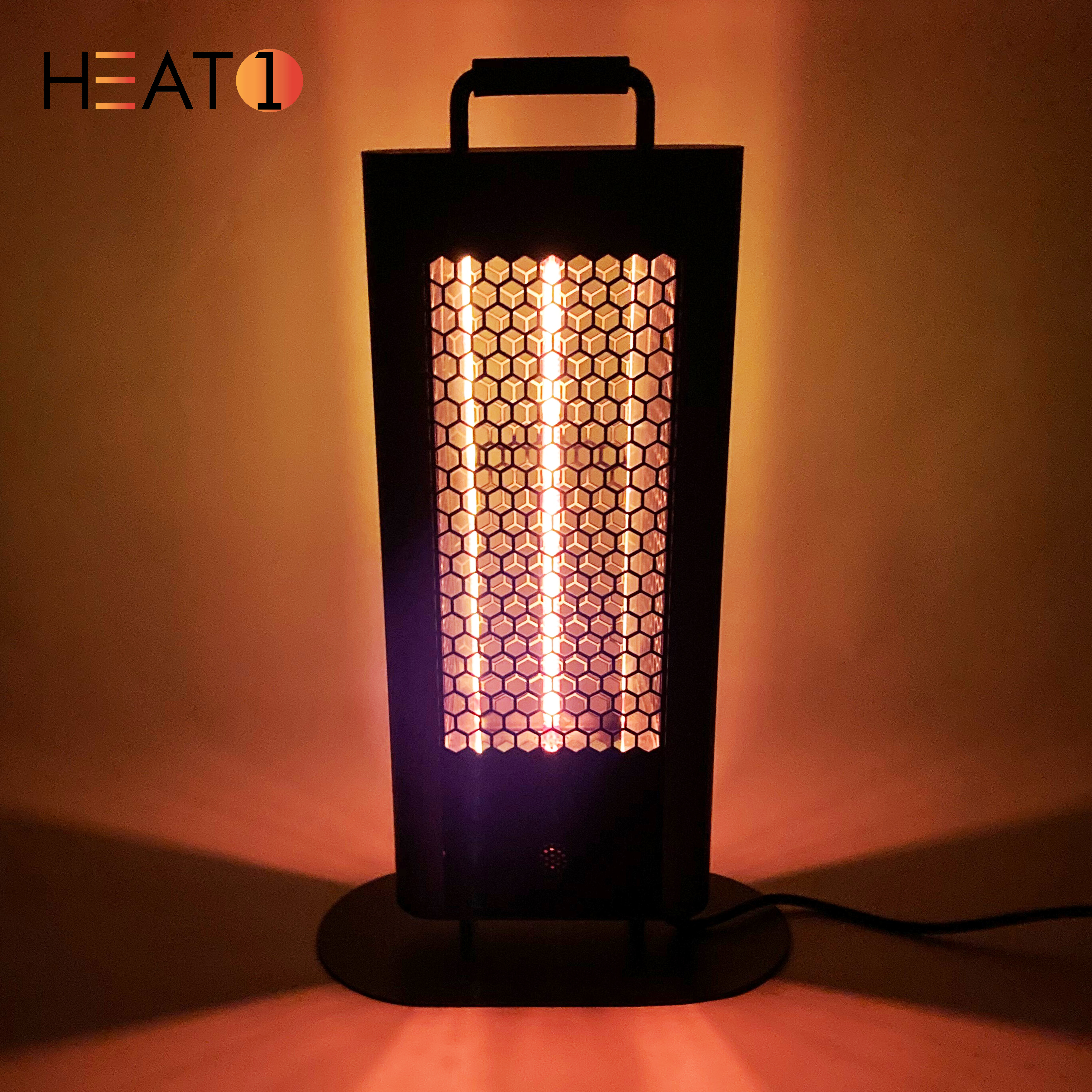 Patio heater ECO high-line 1200 W HEAT1, black