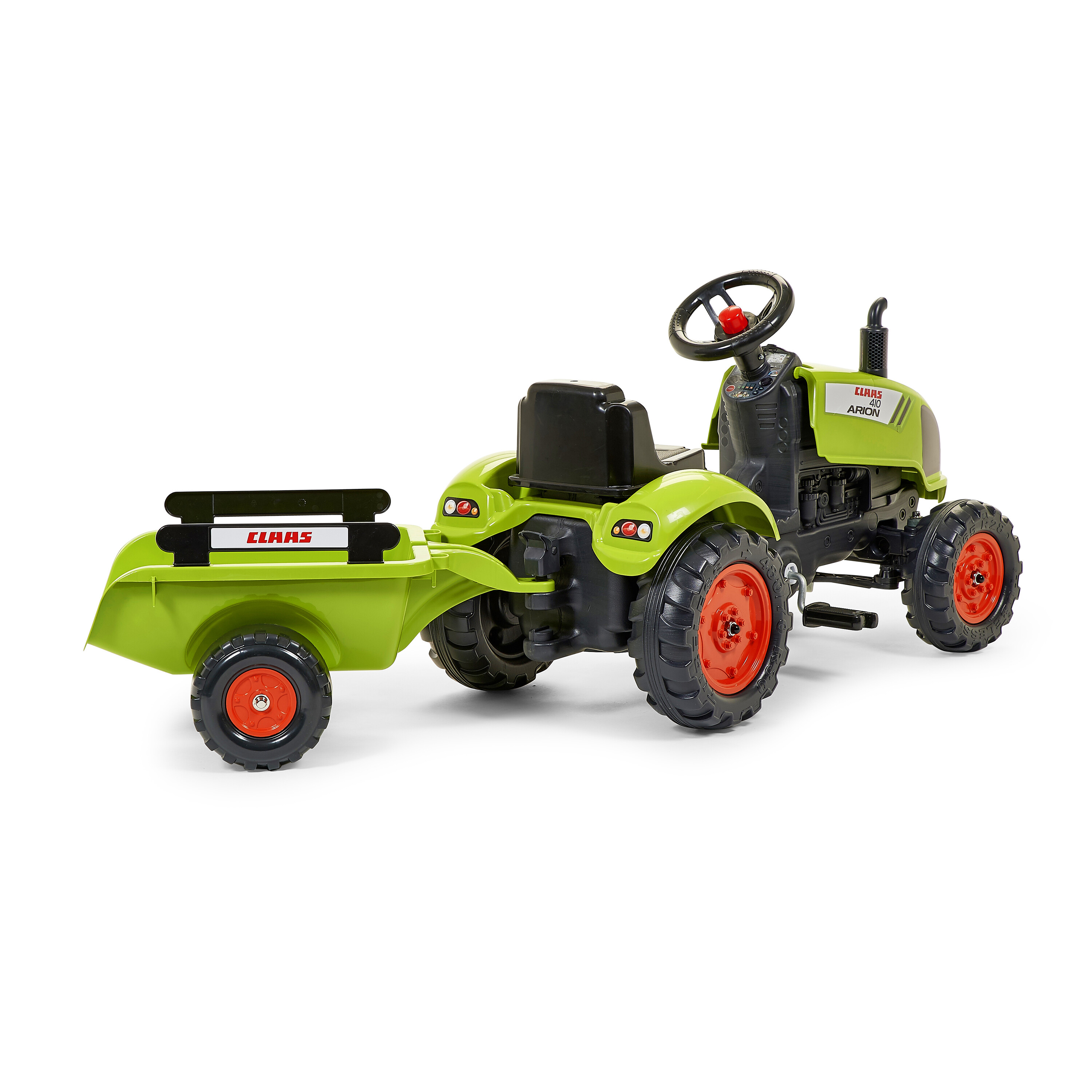 Tractor with trailor FALK Claas 