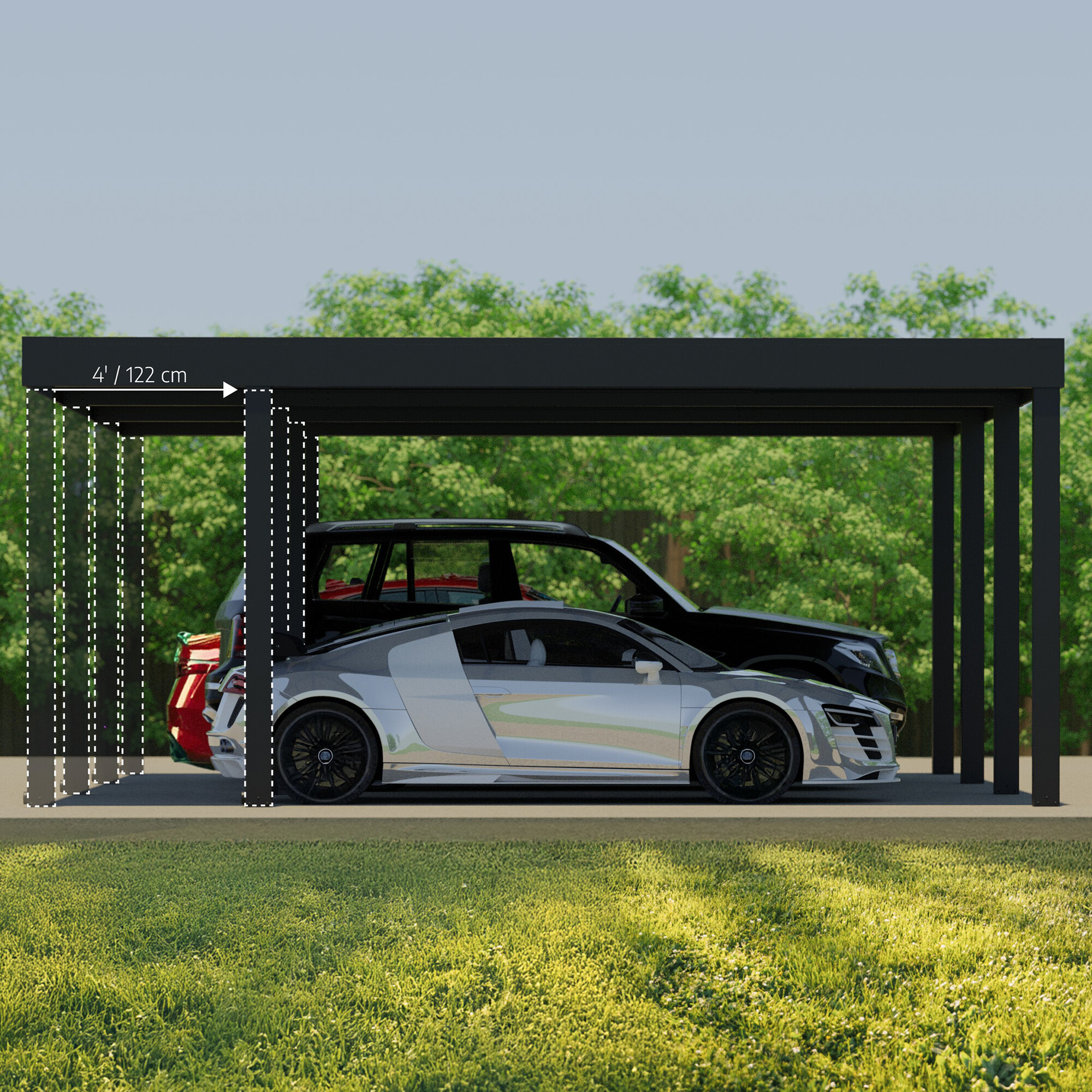 Carport Oslo 596,5 x 1195 cm Palram - Canopia
