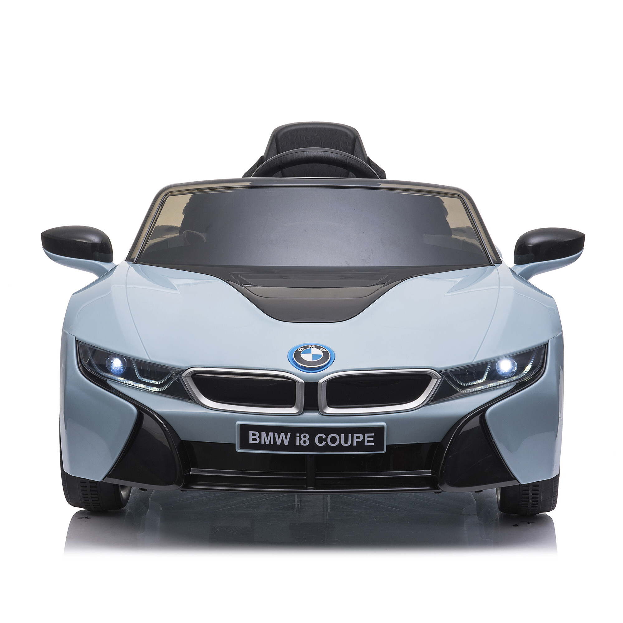 Elbil BMW I8 licens 12V med EVA hjul NORDIC PLAY