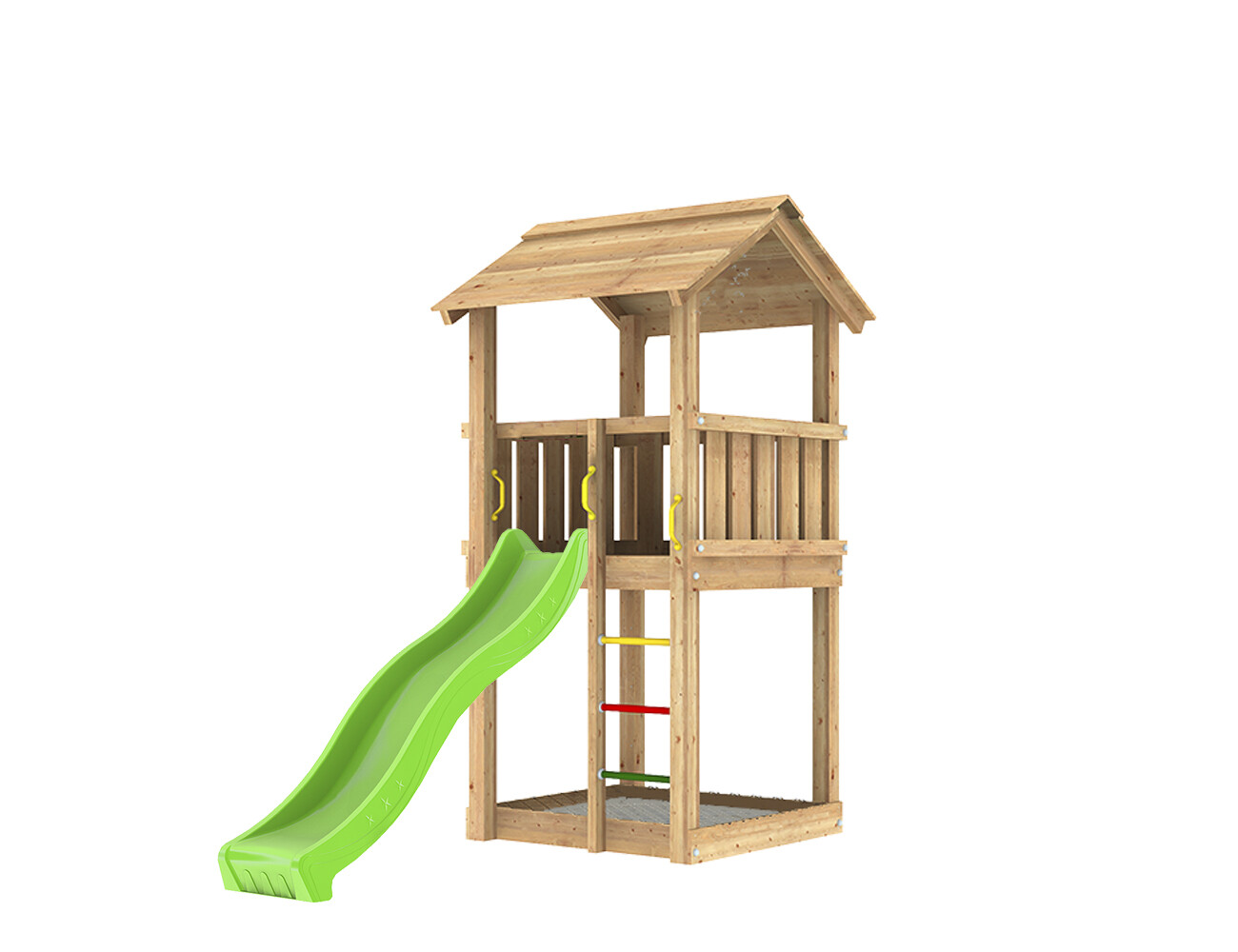 Legetårn Jungle Gym Casa 2.1 ekskl. rutschebane