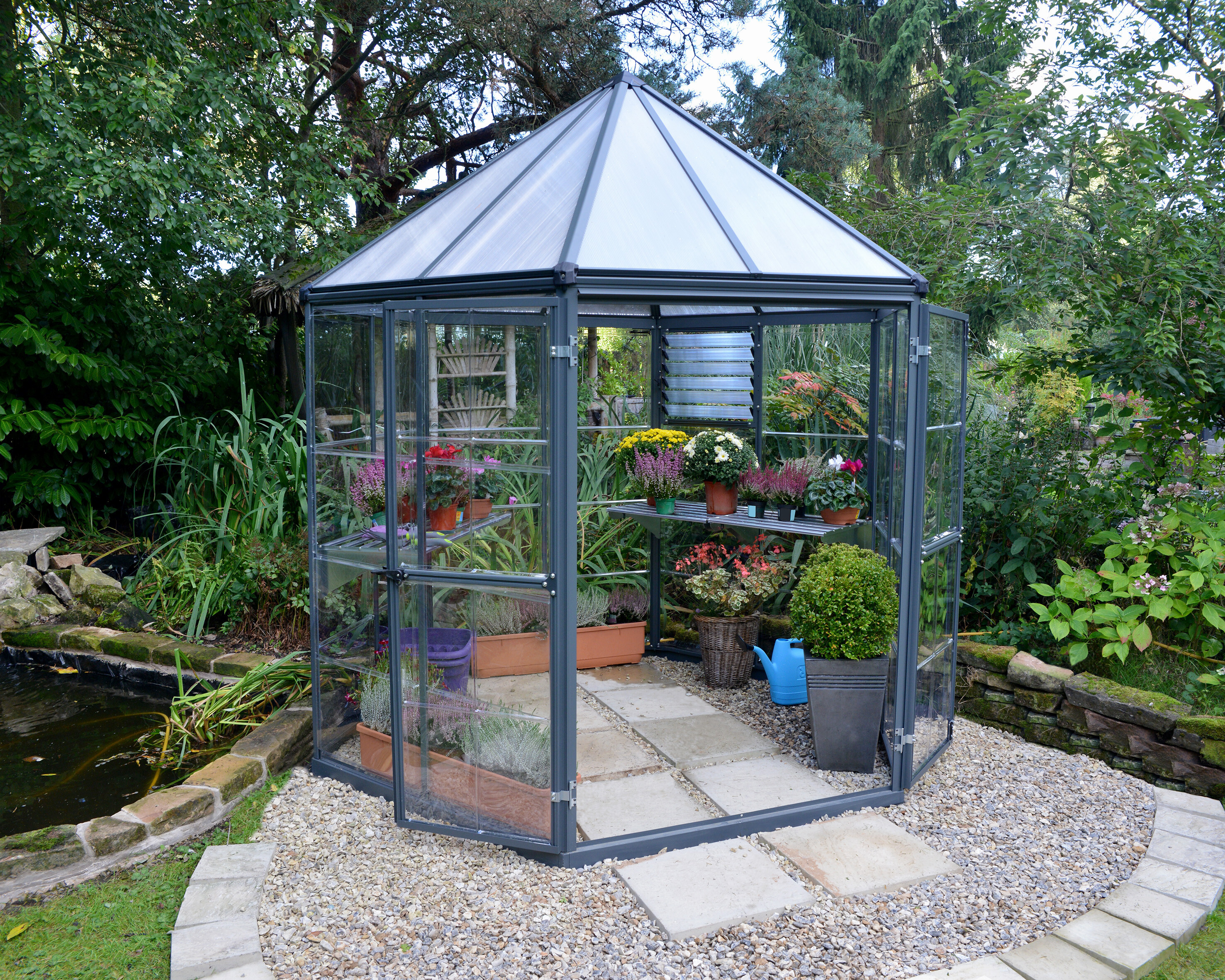 Greenhouse Oasis hexagonal 4 m2 Palram - Canopia