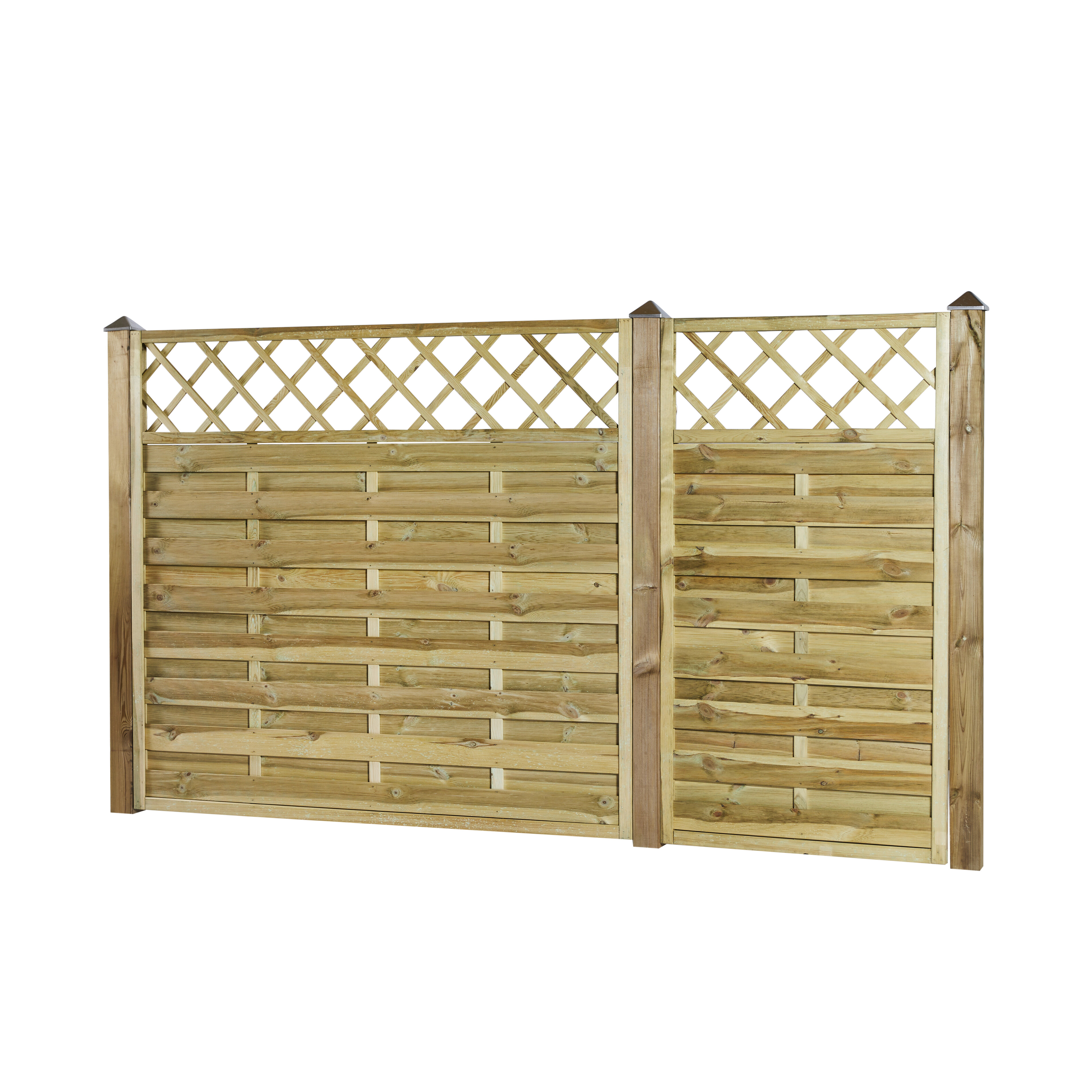Tæthegn med Espalier 90 x 165 cm, trykimprægneret, NORDIC FENCE, SOLID