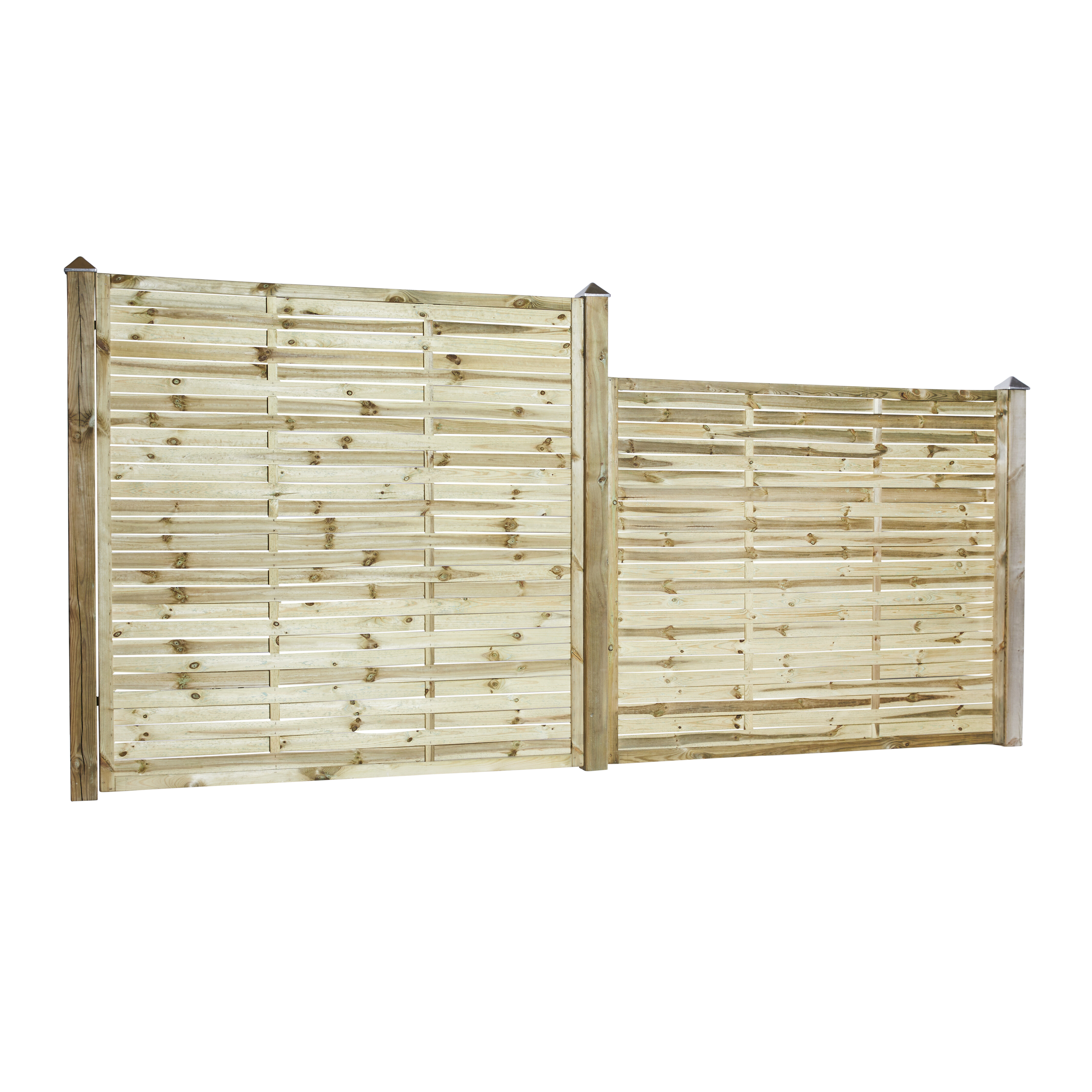 Lamelhegn 180 x 150 cm, trykimprægneret, NORDIC FENCE, BASE