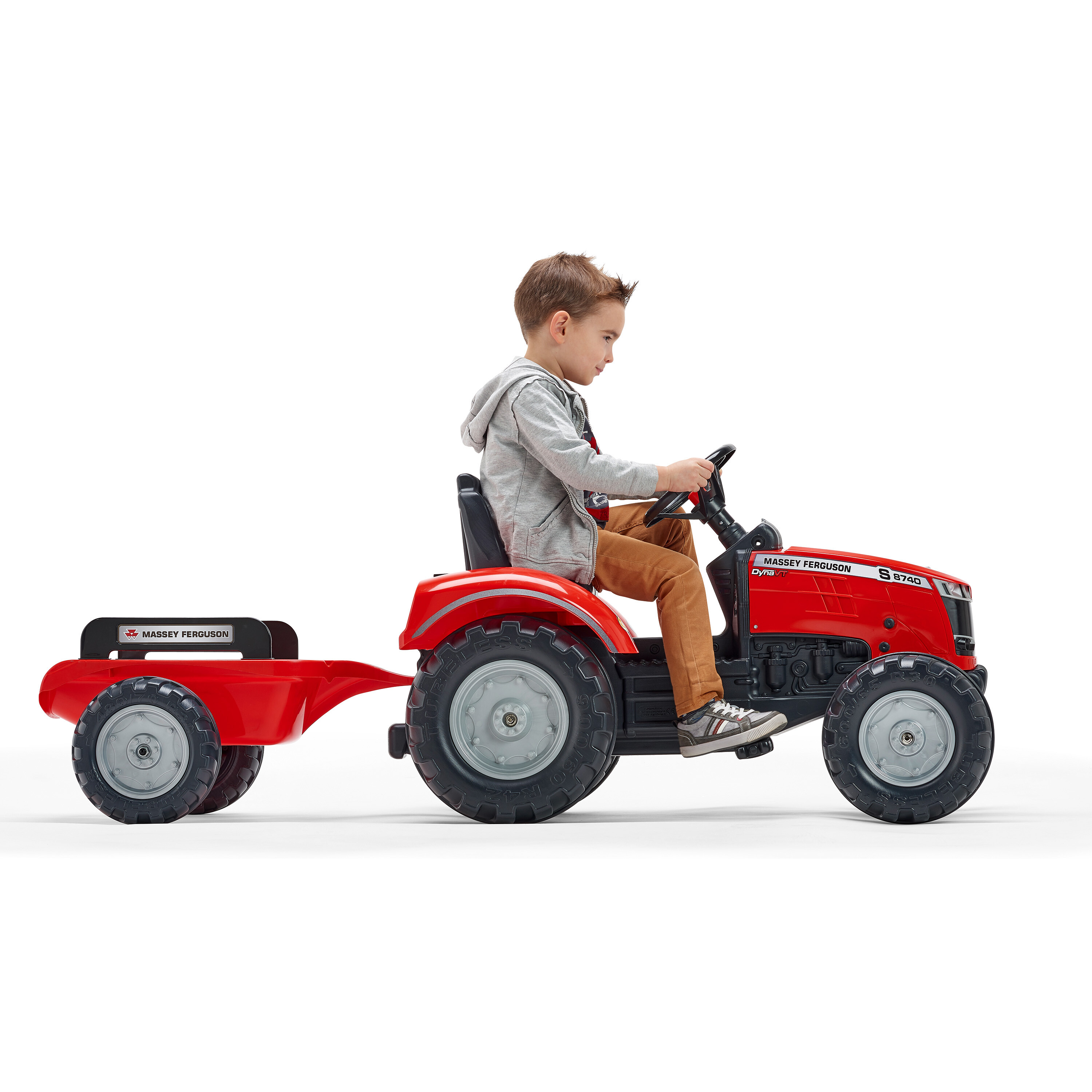 Traktor med vogn FALK Massey Ferguson