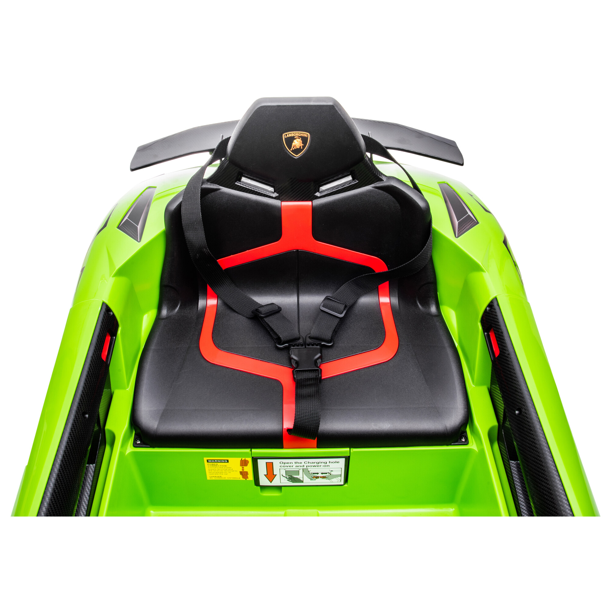 Electric car Lamborghini Aventador 12V, lime green, NORDIC PLAY
