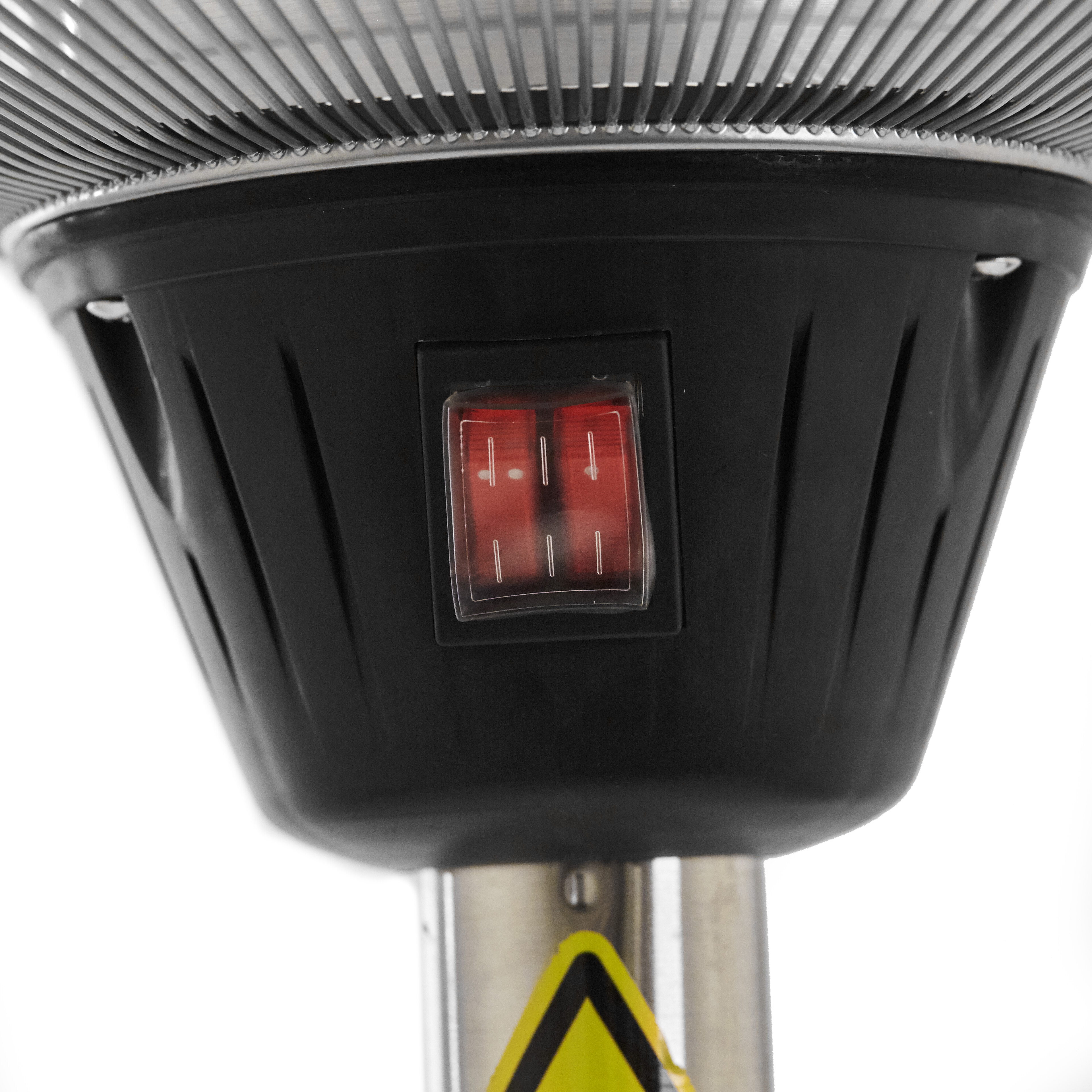 Patio heater floor model 2100 W HORTUS, silver