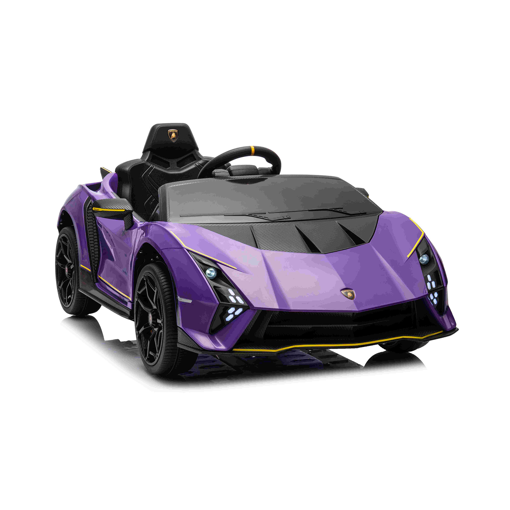 Elbil Lamborghini Autentica 4 x 10,8V motor, EVA hjul, NORDIC PLAY