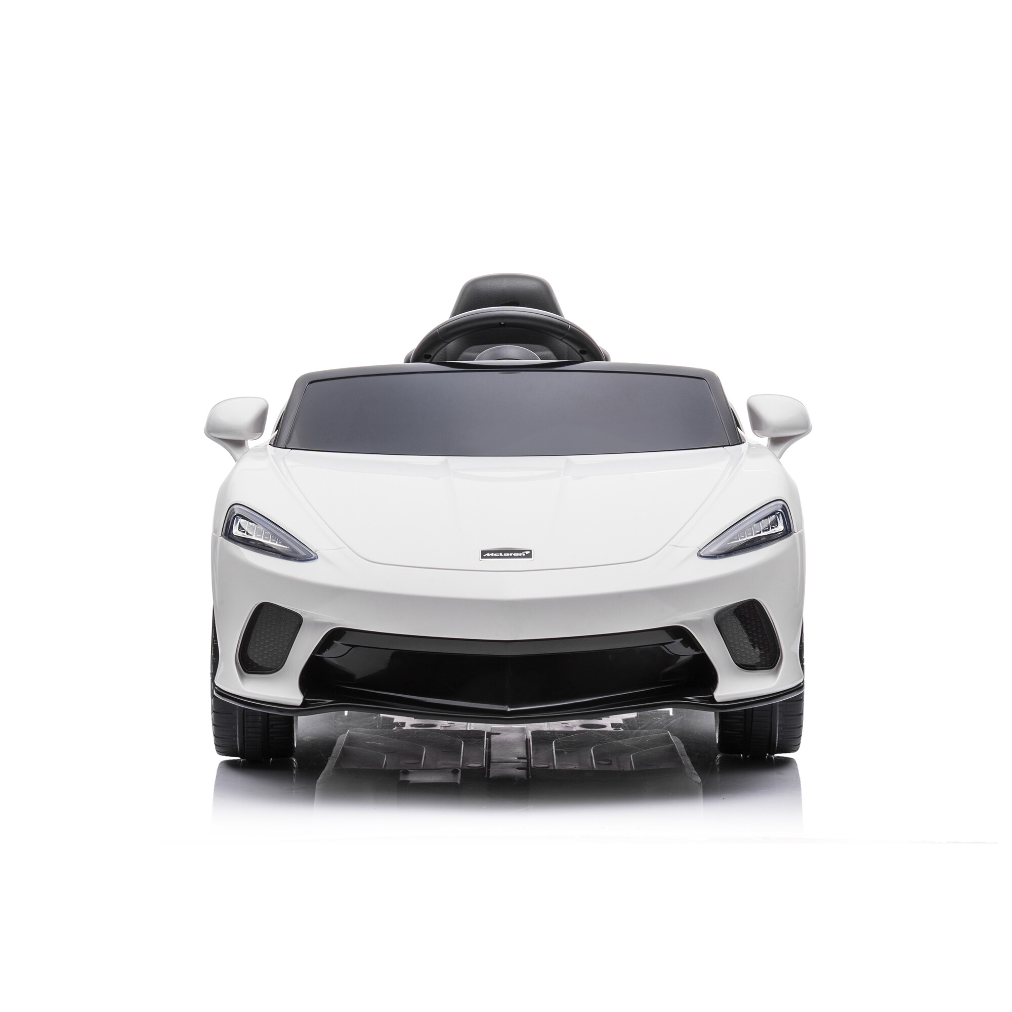 Elbil McLaren GT 12V4,5AH, EVA-hjul, BT, vit NORDIC PLAY