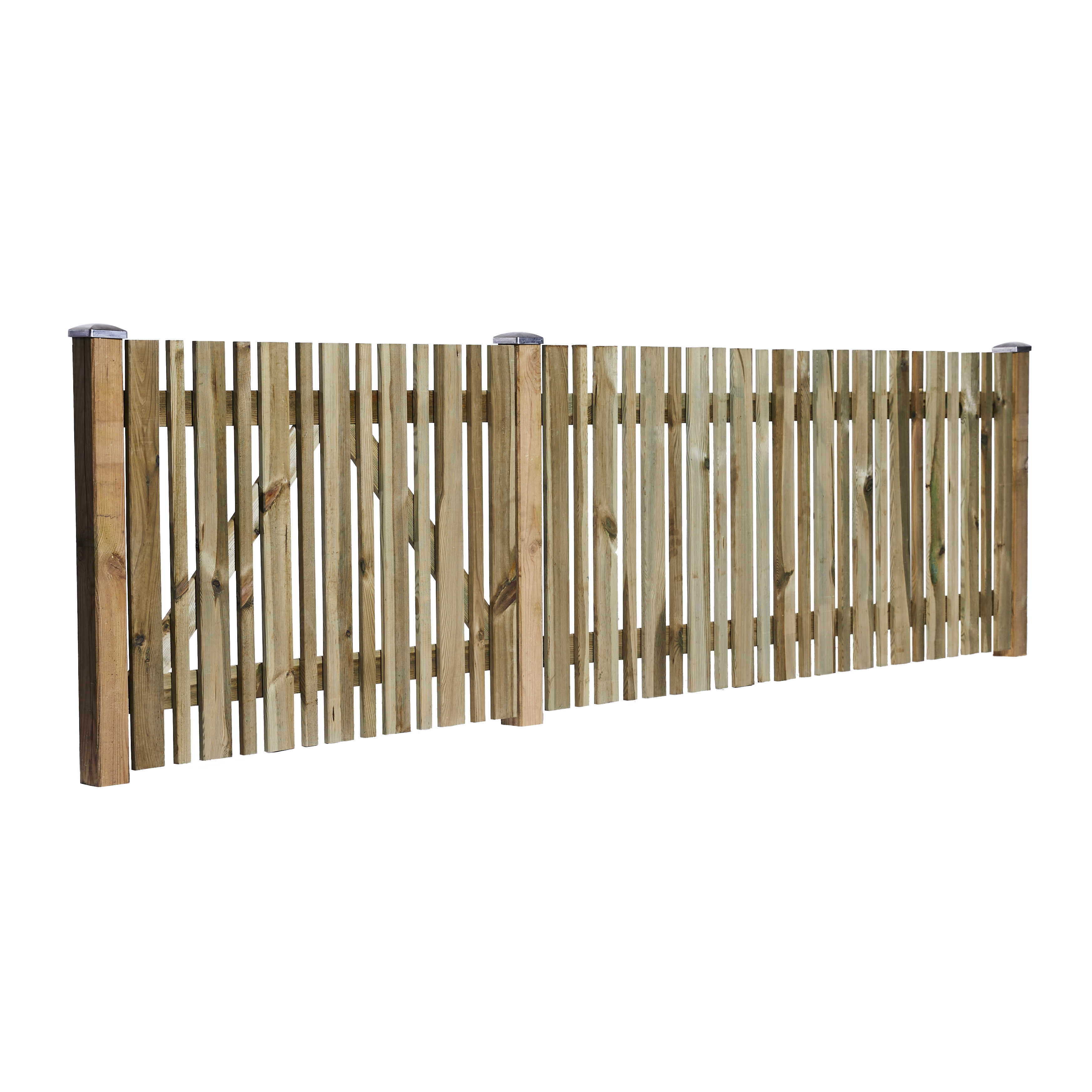 Forhave låge 100 x 80 cm, trykimprægneret, NORDIC FENCE, SENSE