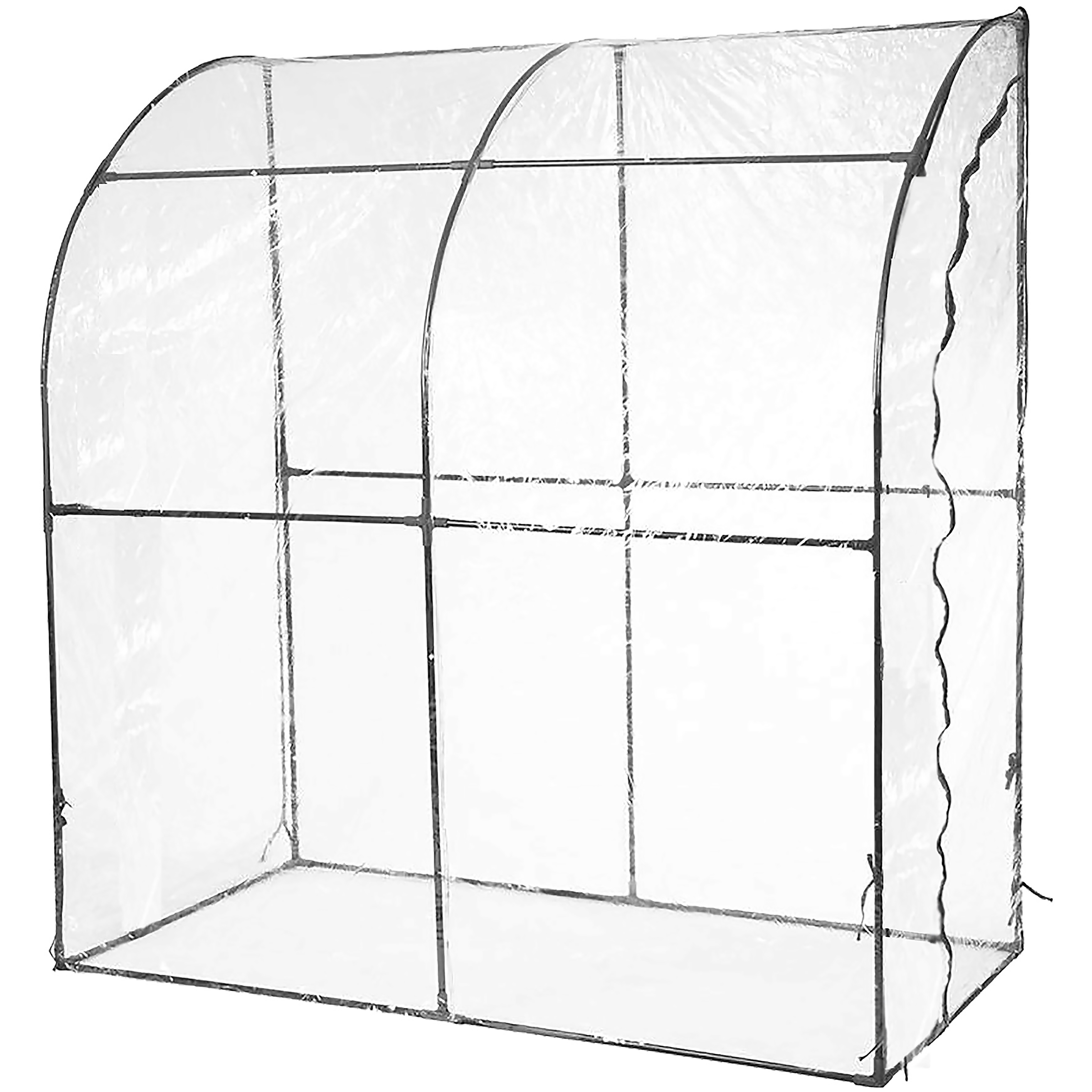 Väggväxthus plast 215 x 100 x 200 cm HORTUS