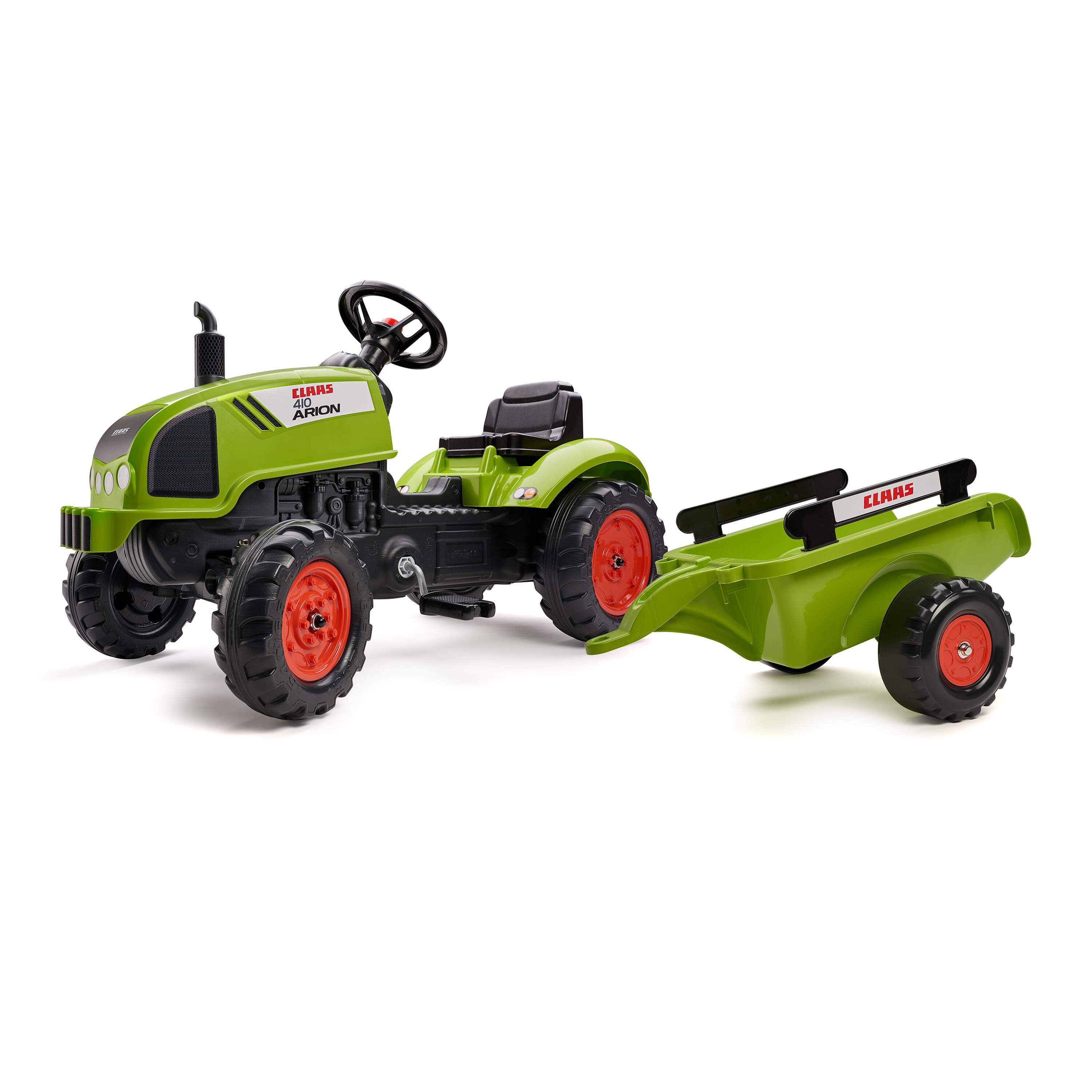 Tractor with trailor FALK Claas 