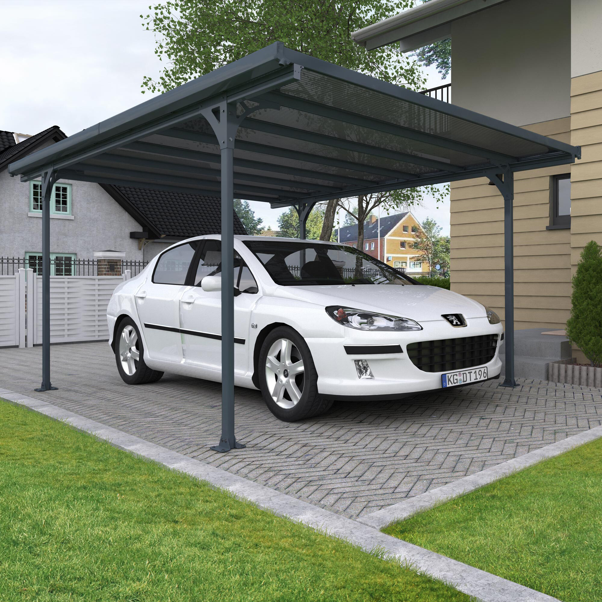 Autokatos Verona 5000, harmaa Palram - Canopia