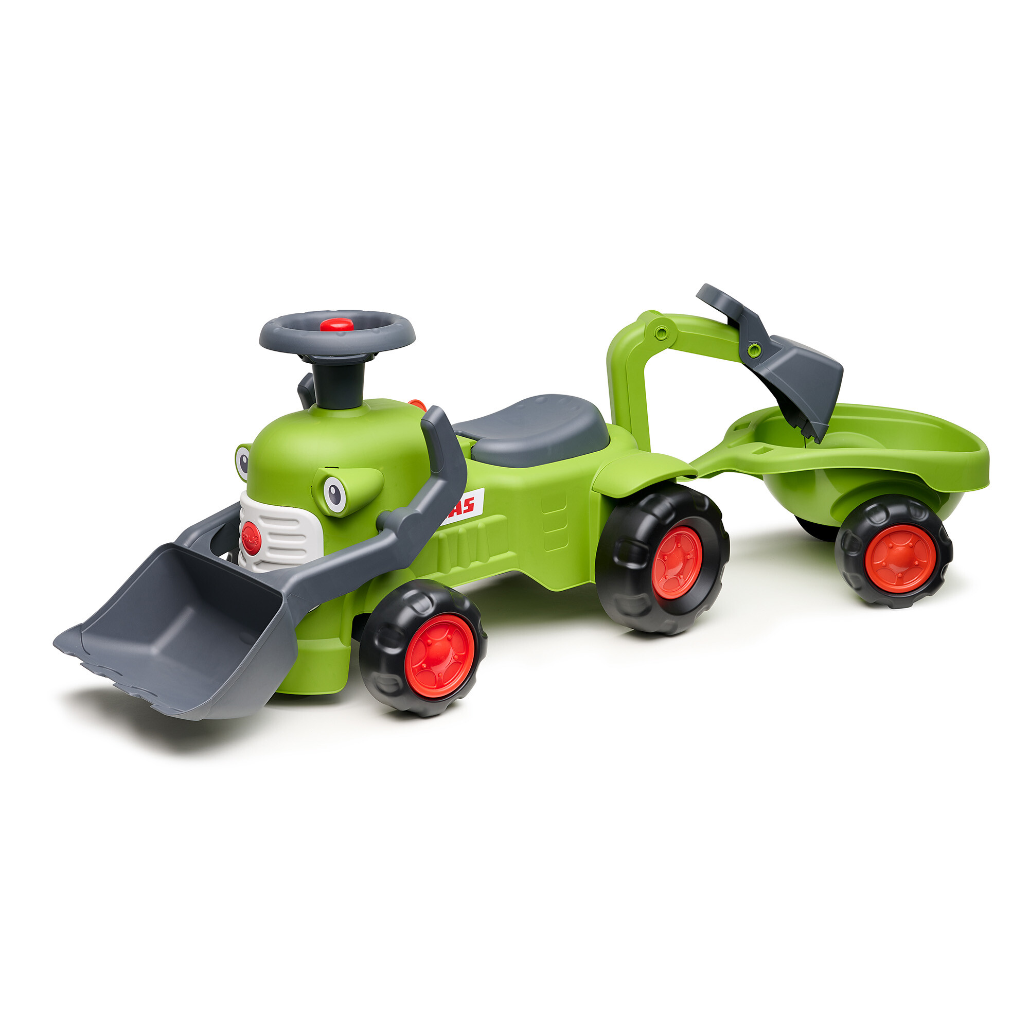 Traktor med rat, horn, og tilbehør Claas Vintage FALK
