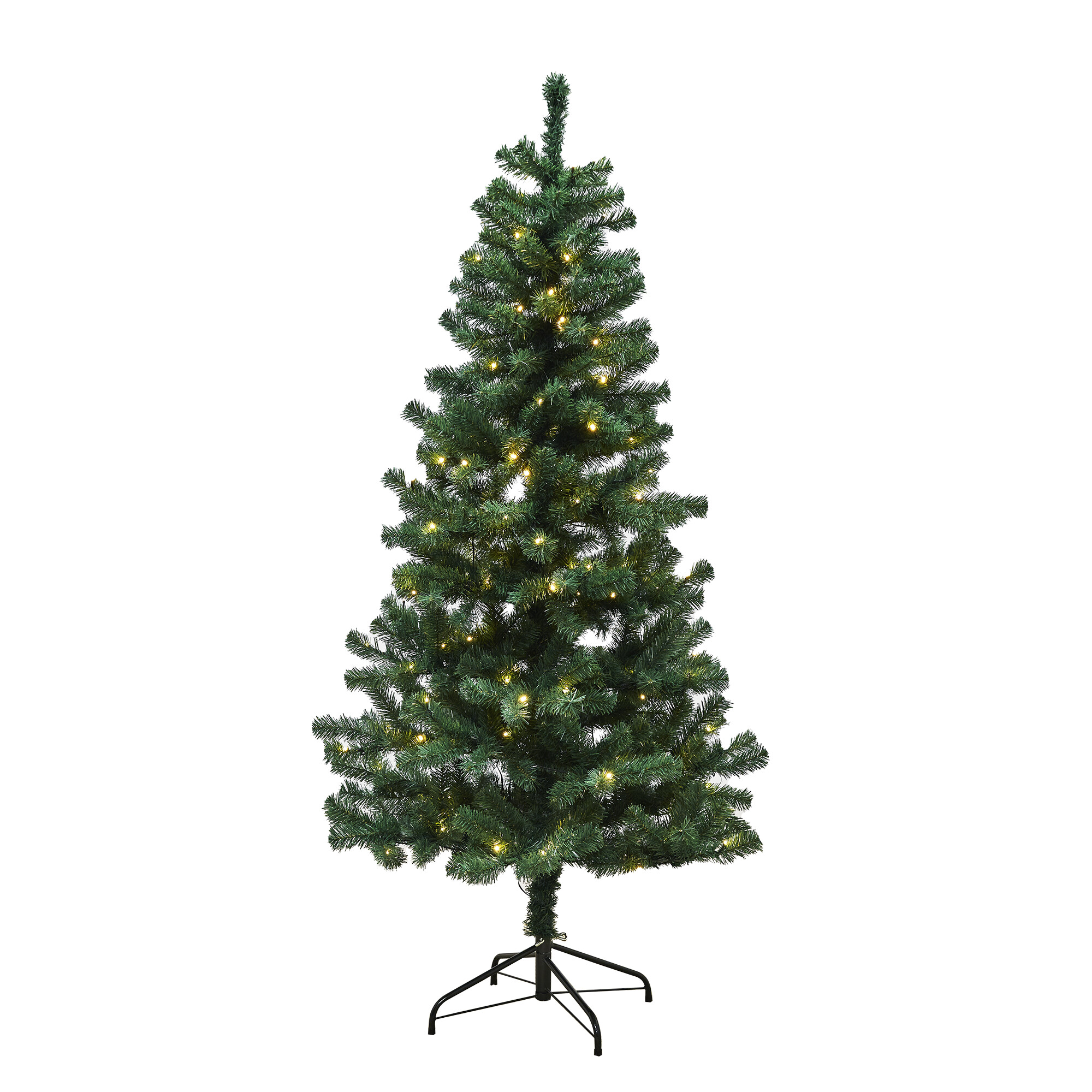 Christmas tree artificial PVC “ALEX”, class B, 170X90 cm with LED NORDIC WINTER