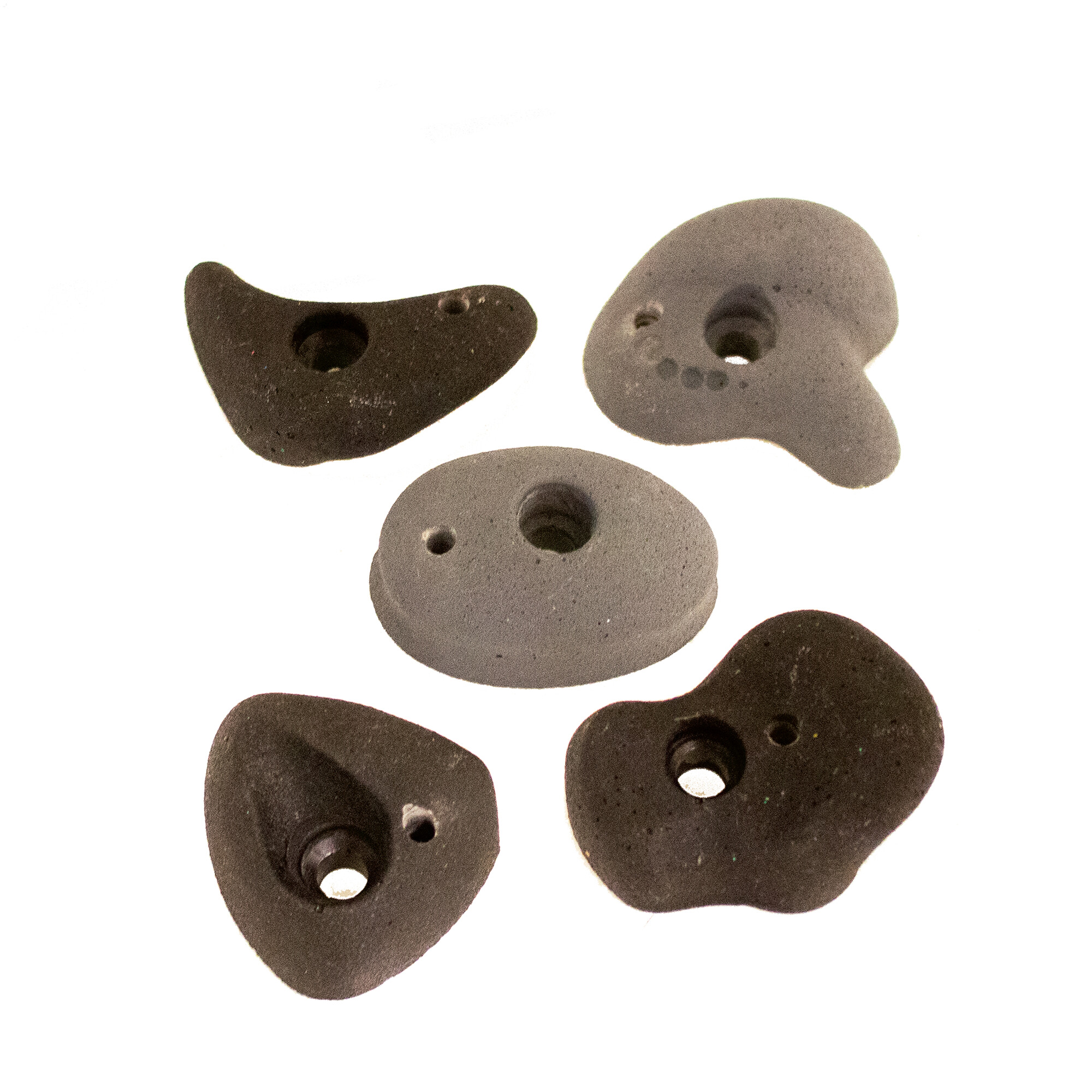 klatresten 5 stk. i polyresin sort/grå inkl. skruer NORDIC PLAY