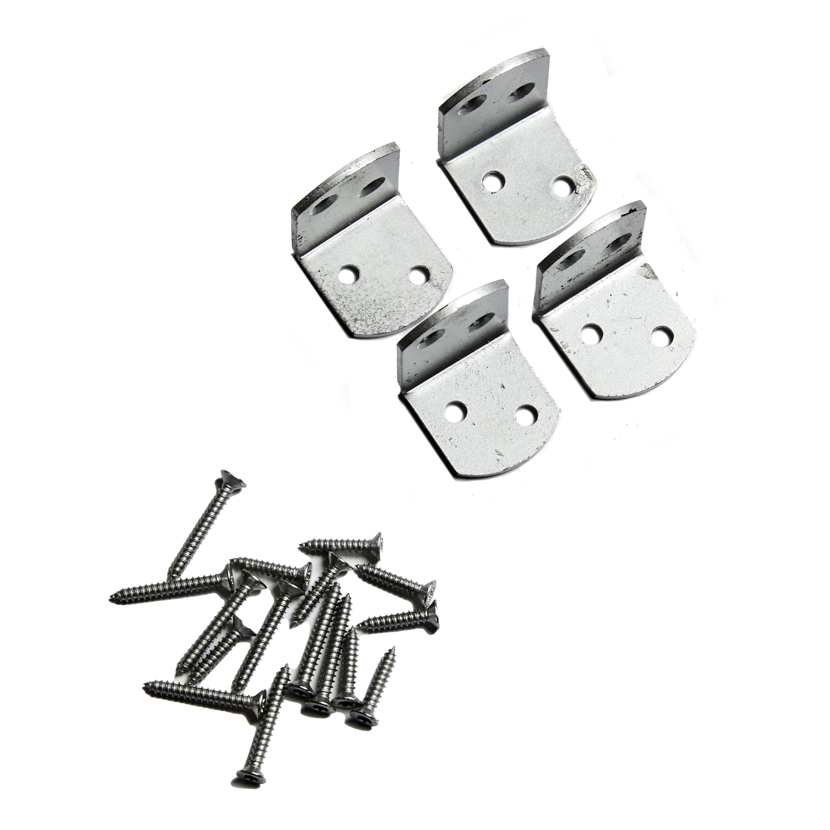 L-beslag inkl. skruer 4 stk. galvaniseret, NORDIC FENCE
