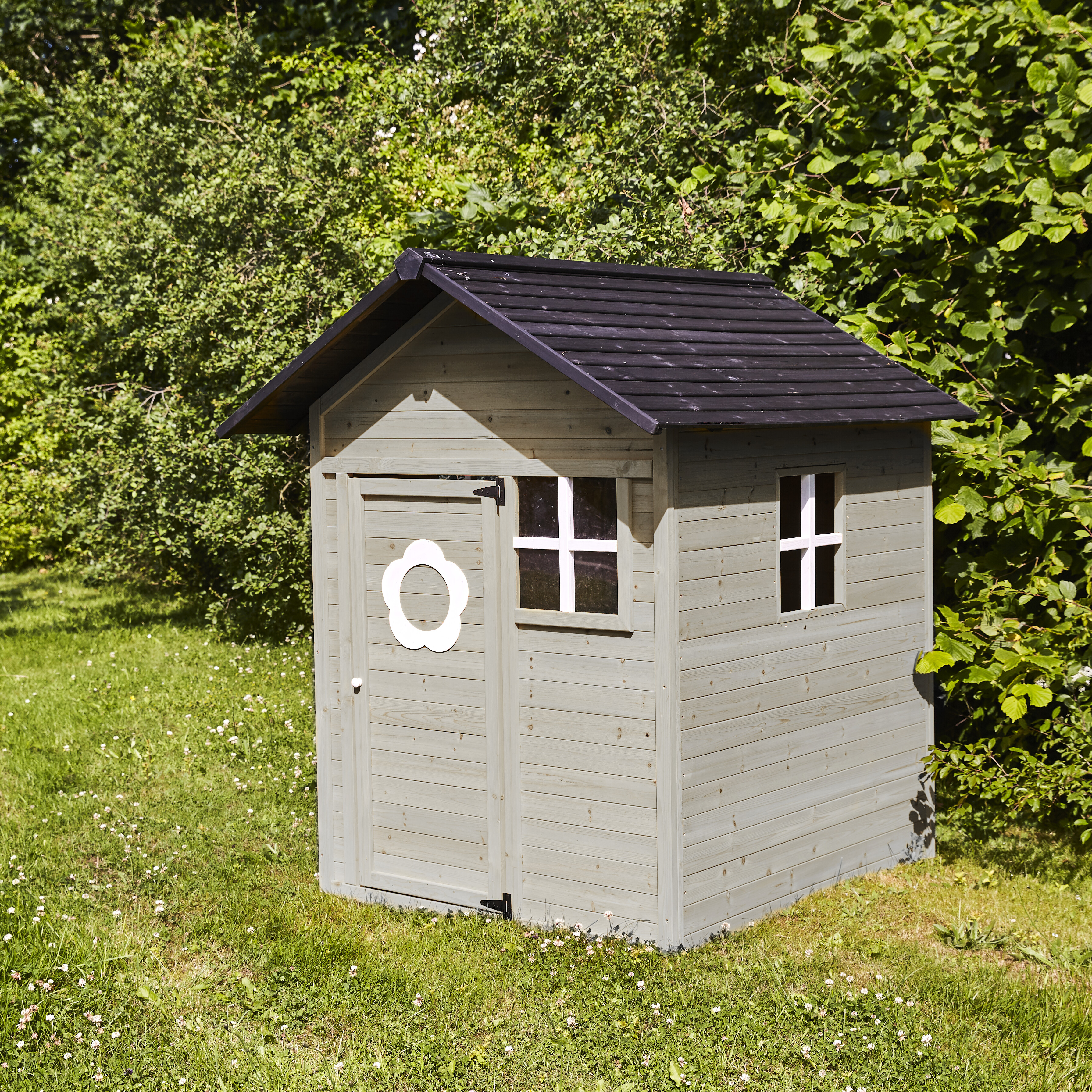 Playhouse gray/black 158 x 148 x 132 cm NORDIC PLAY